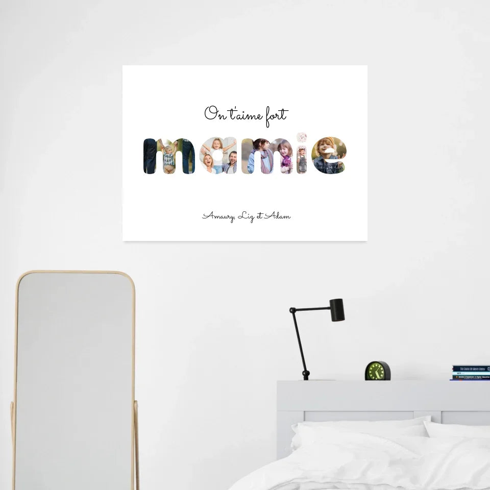 Affiche personnalisée "On t&