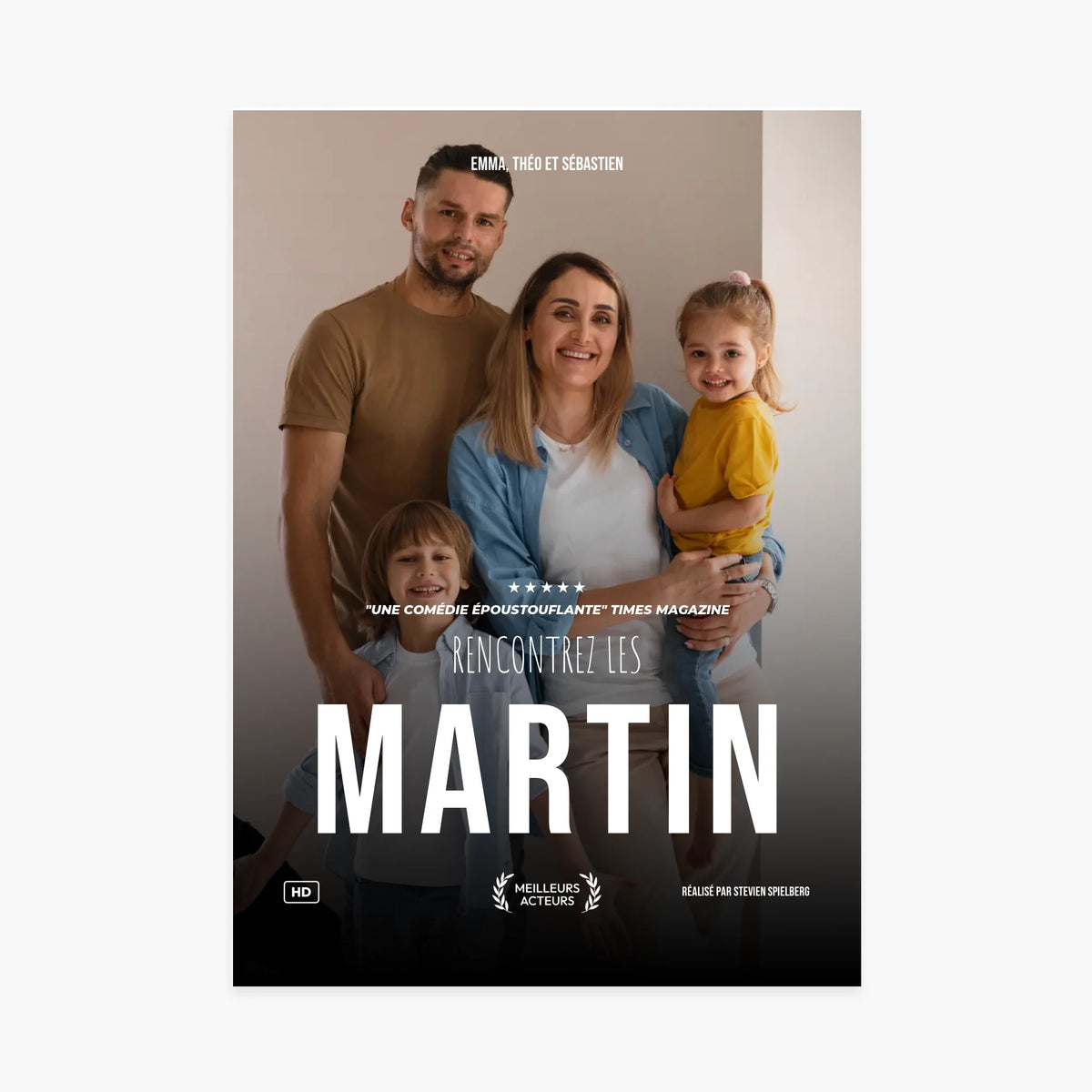 Affiche de film personnalisée