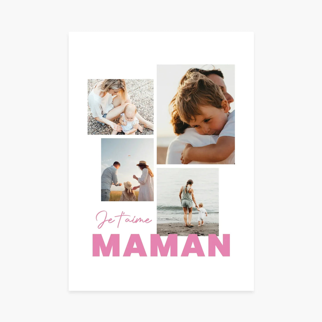 Affiche personnalisée Je t&