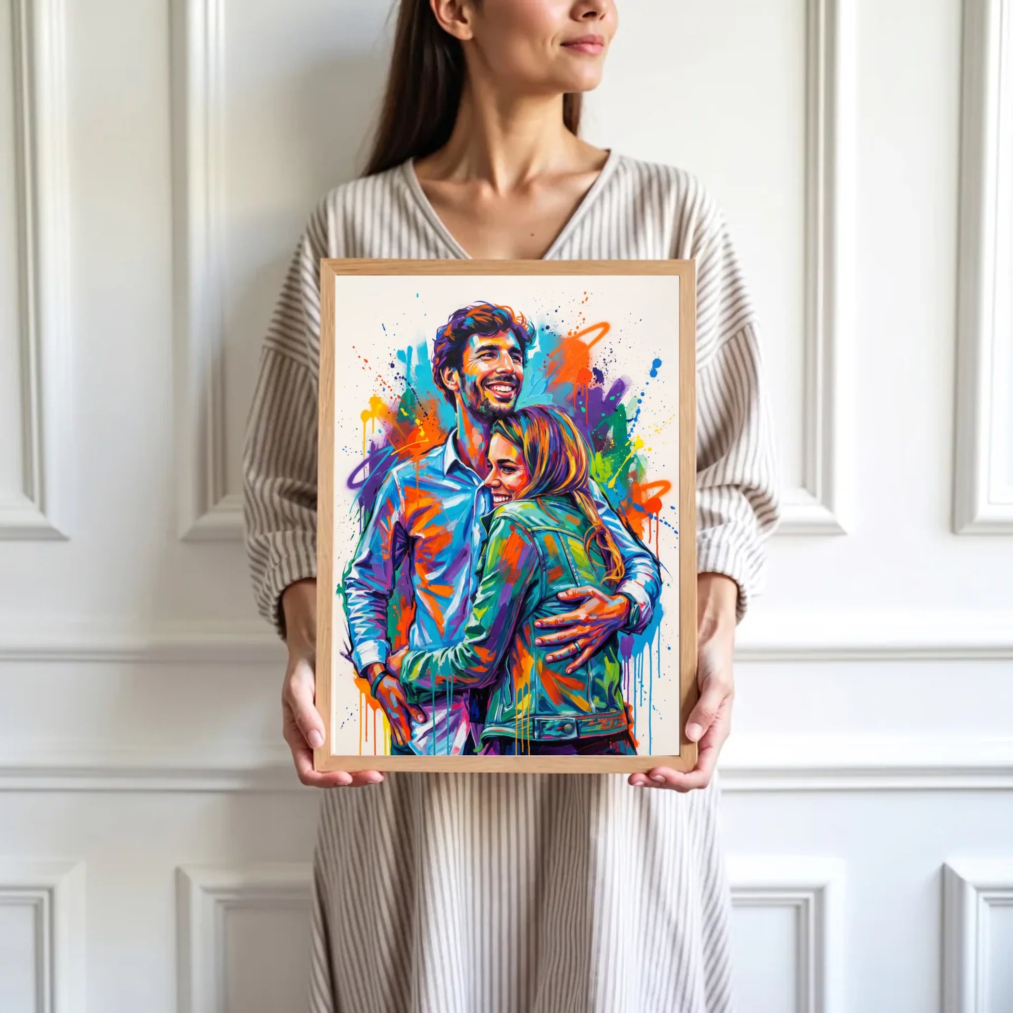 mockup-femme-cadre-bois