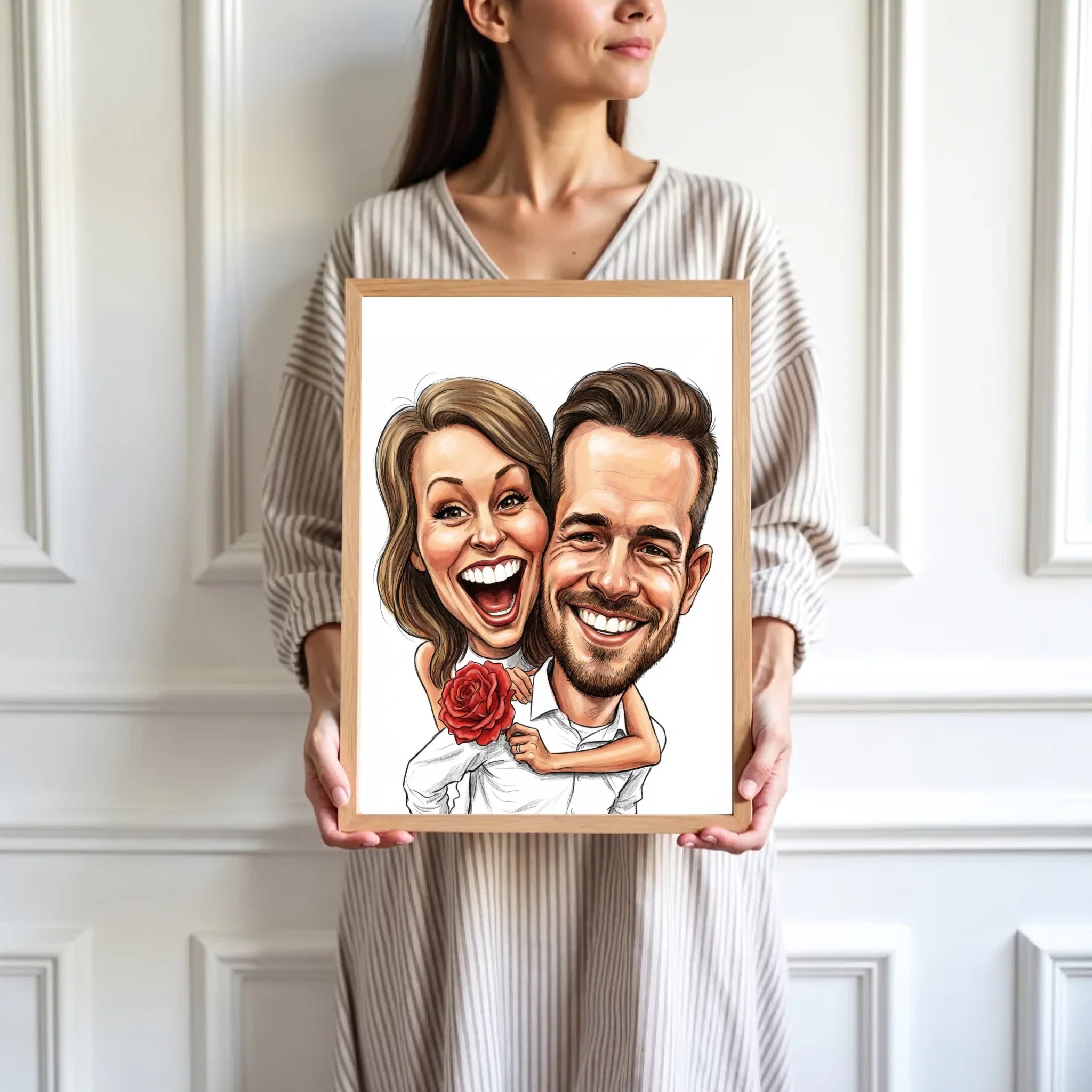 mockup-femme-cadre-bois