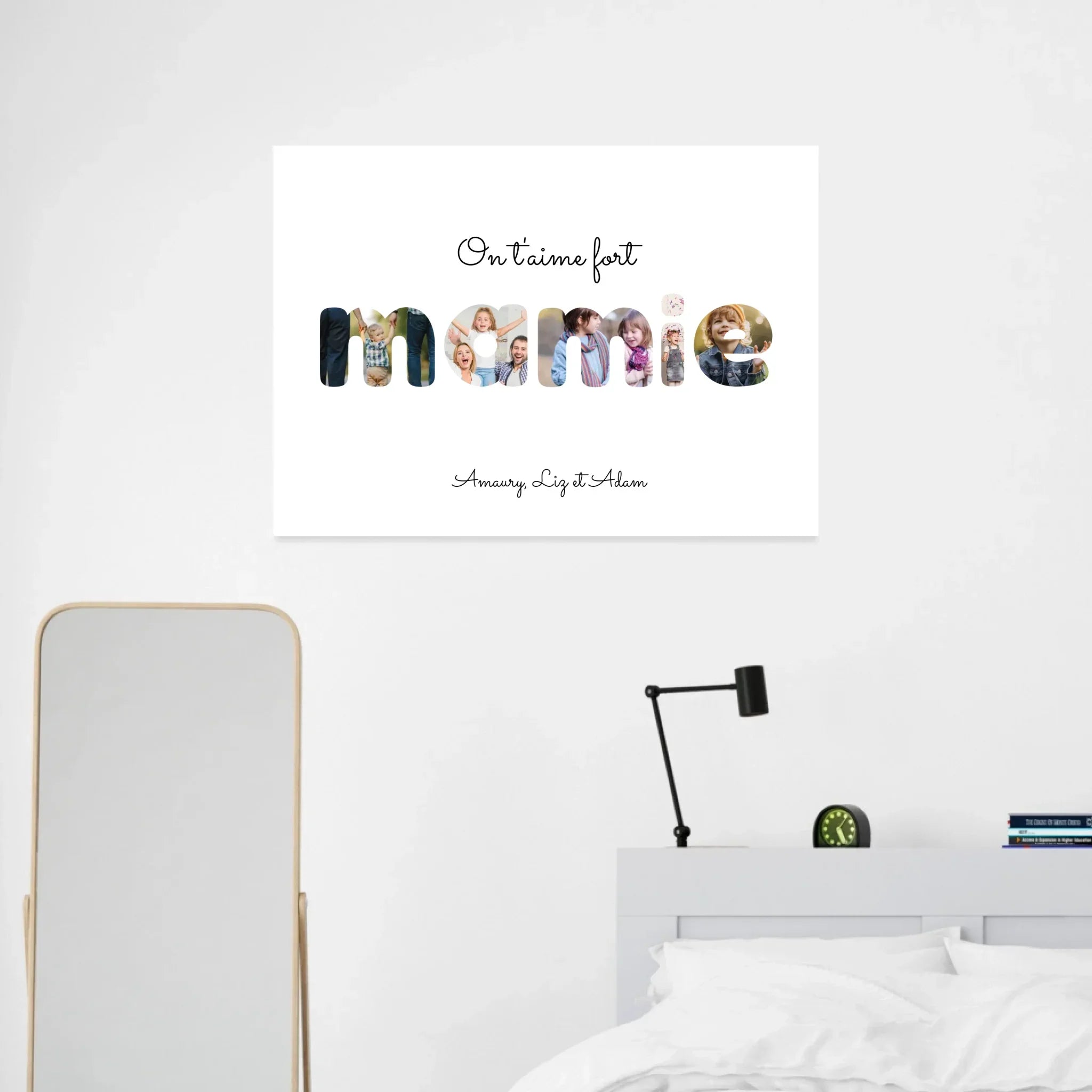 Affiche personnalisée murale avec texte &