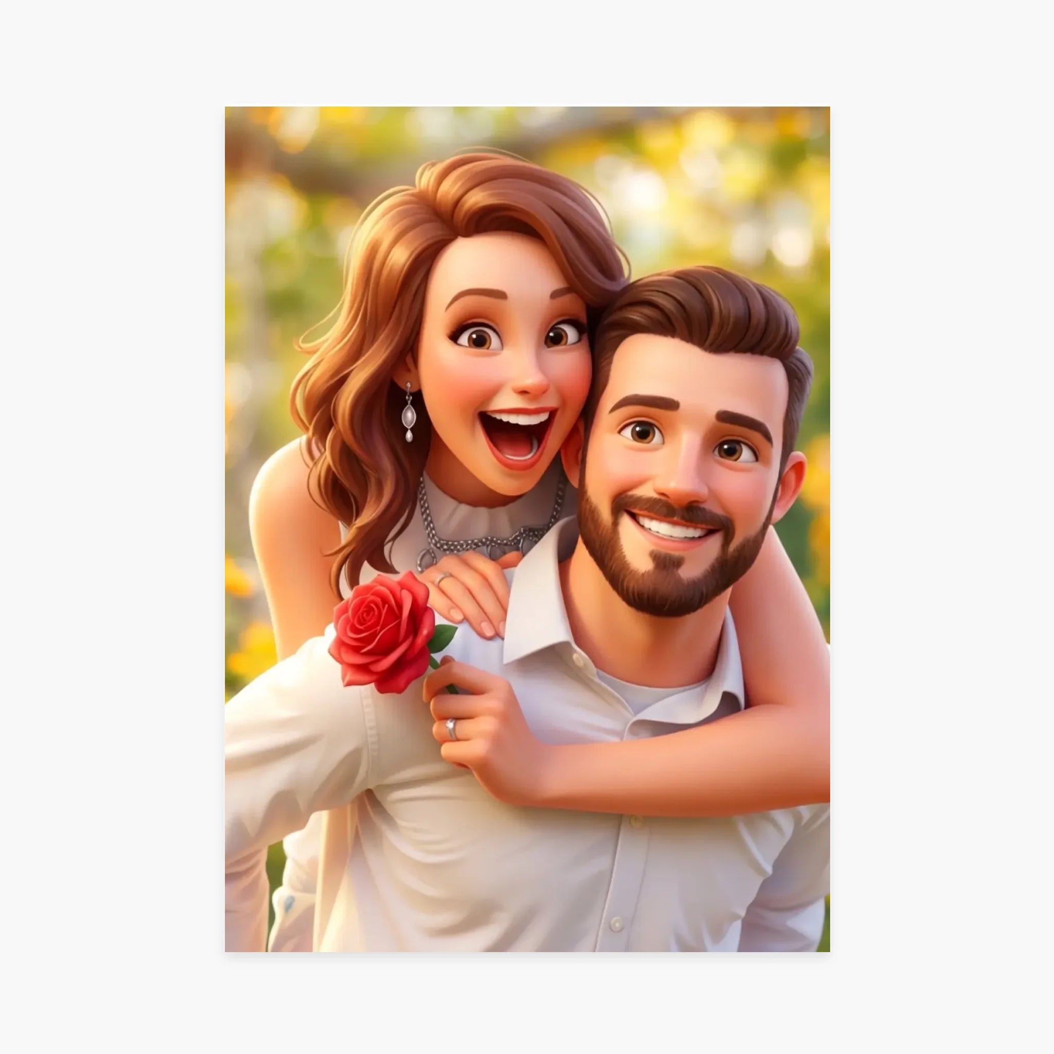 Affiche personnalisée - Votre photo portrait en style film d&