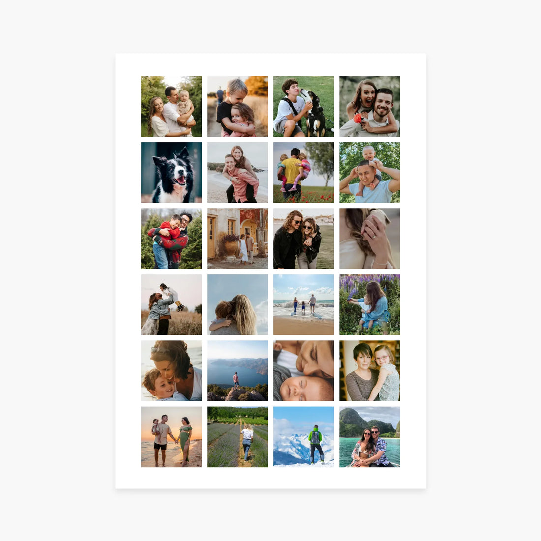 Affiche personnalisée - Pêle-mêle 24 photos