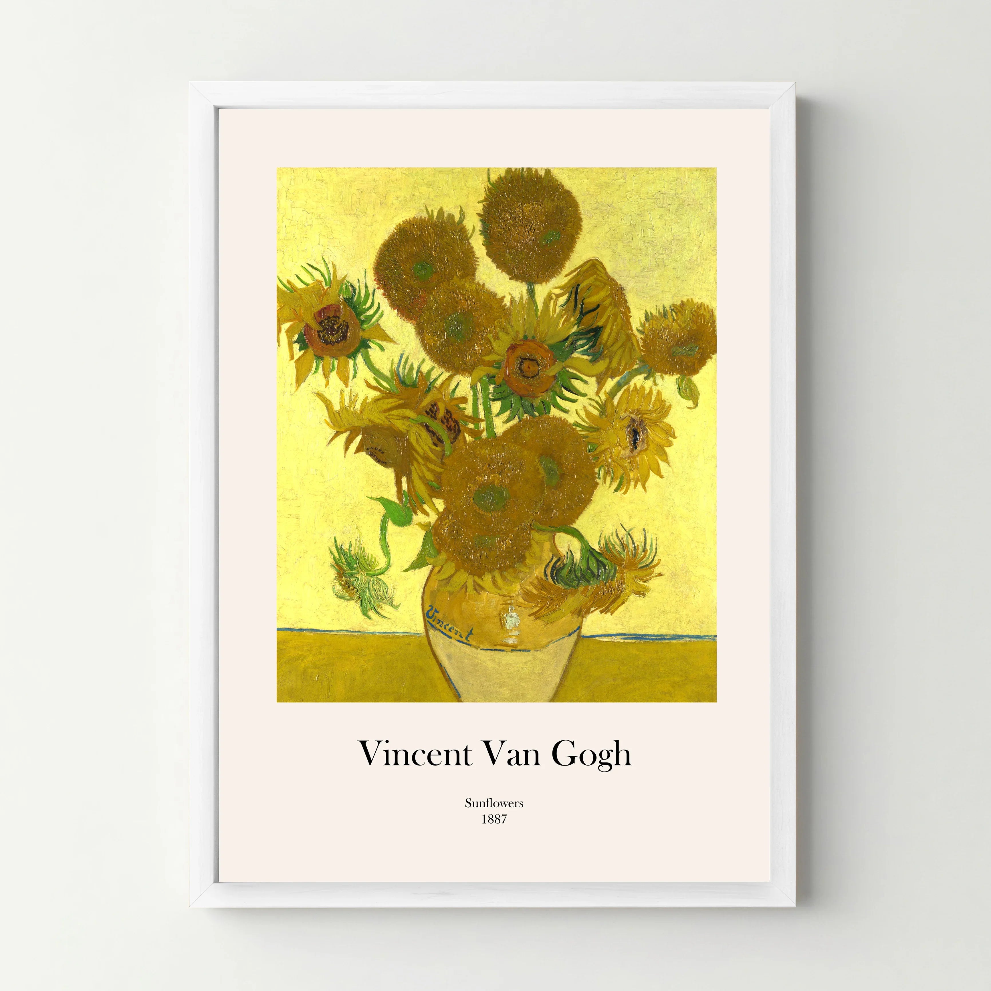 Affiche Van Gogh – Les Tournesols / Sunflowers (1887)