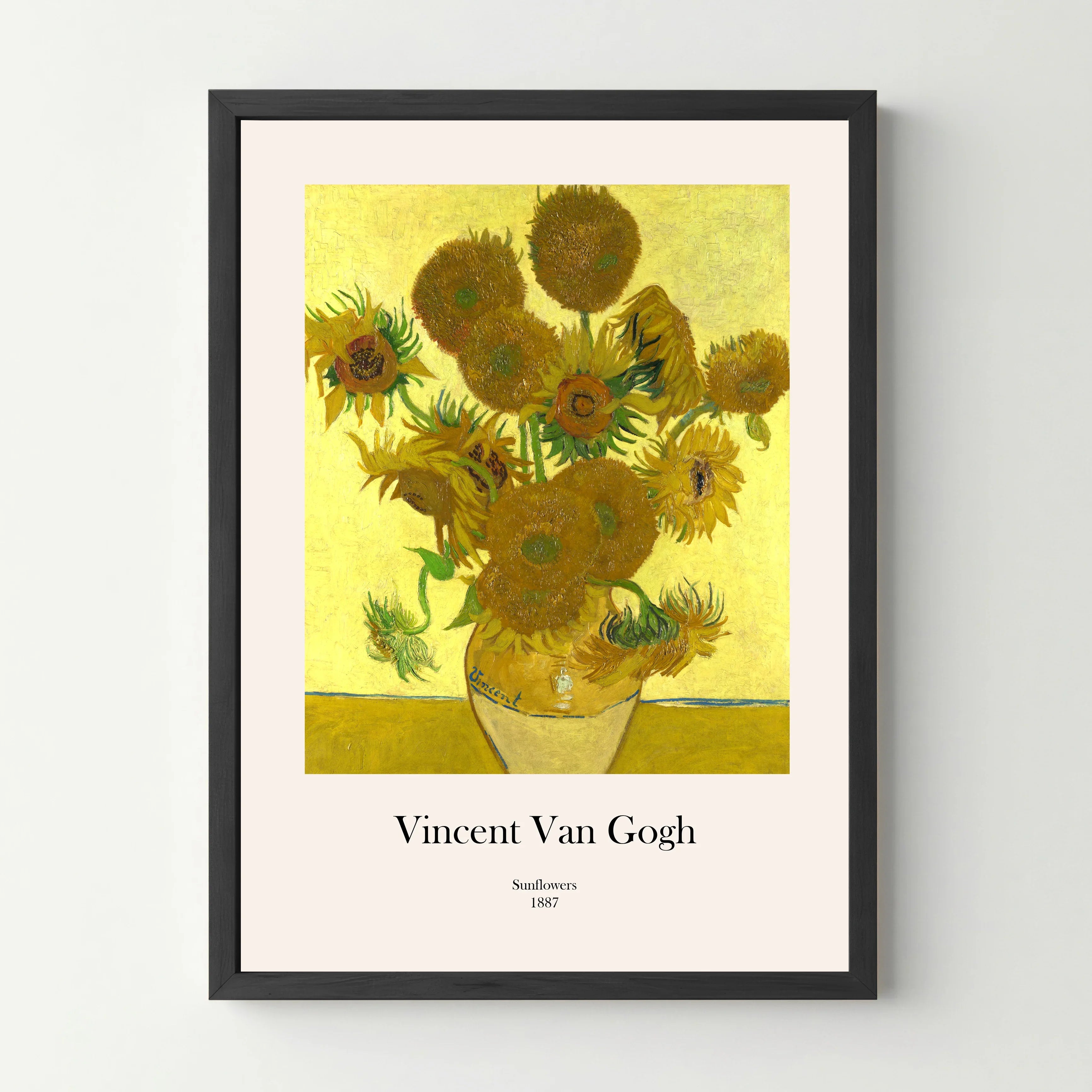 Affiche Van Gogh – Les Tournesols / Sunflowers (1887)