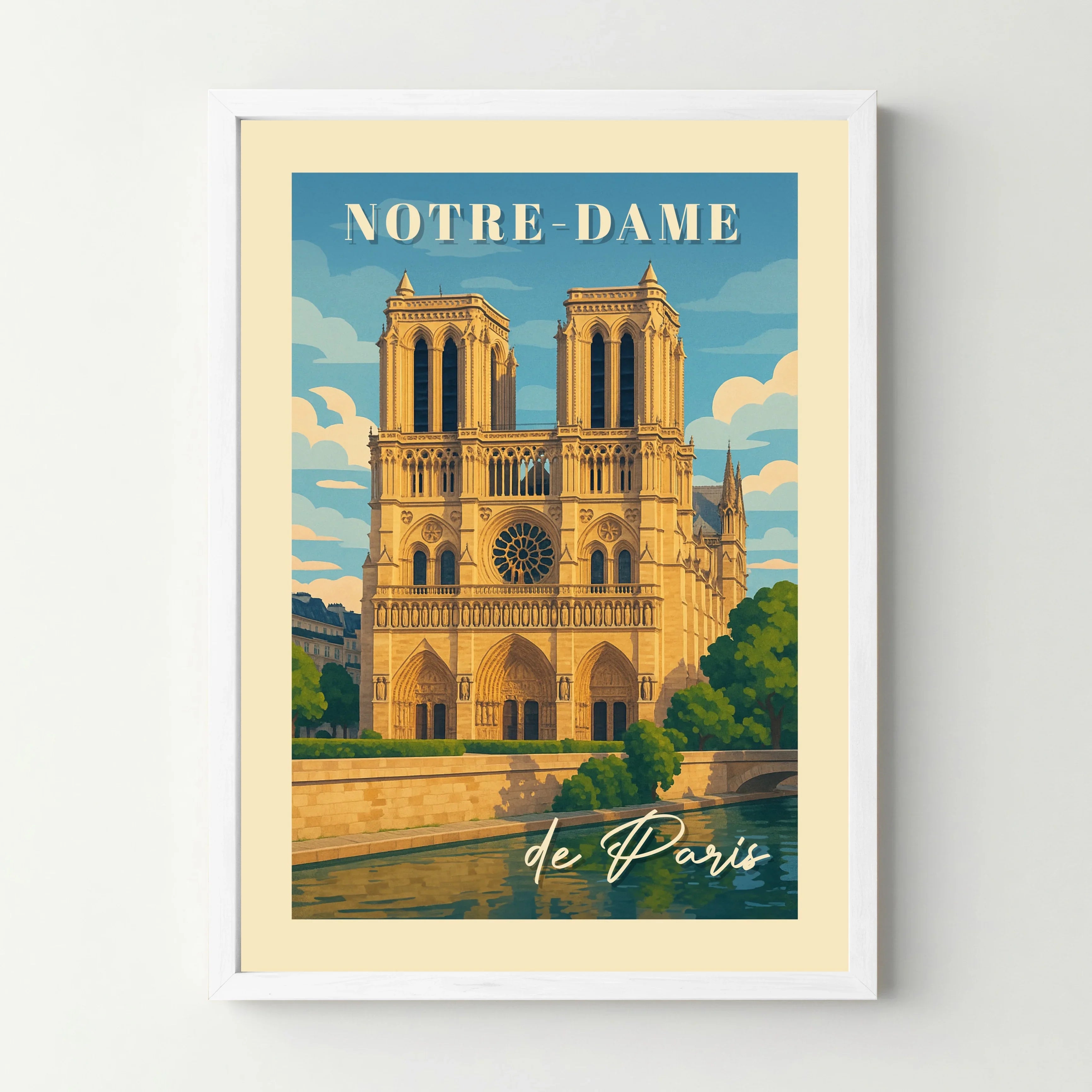 Affiche ville - Notre-Dame de Paris