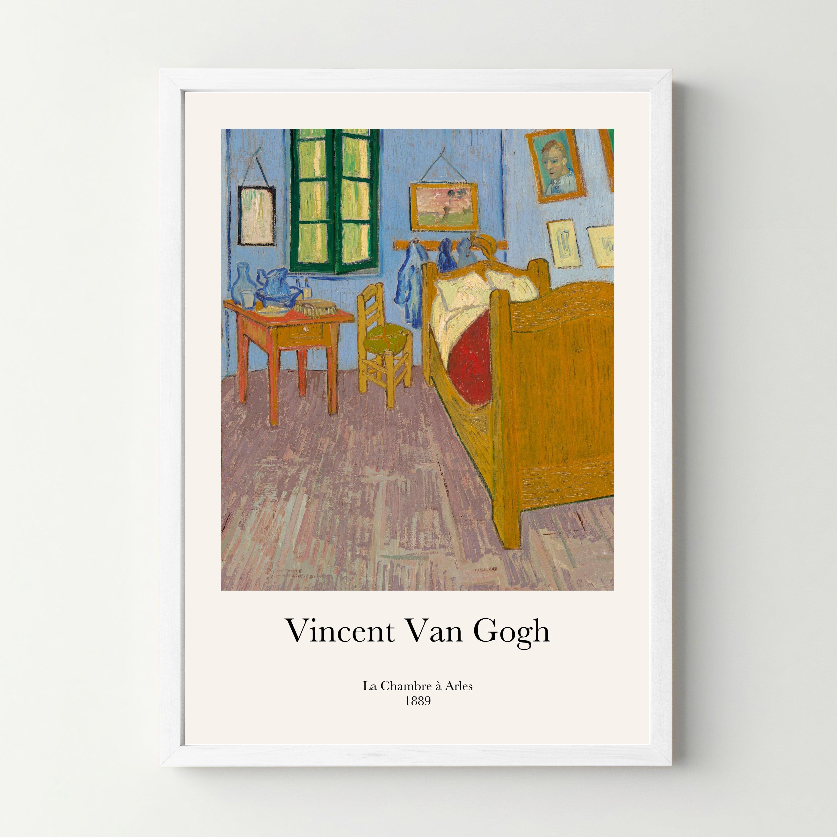 Affiche "La chambre à Arles Van Gogh" - cestfrancais.fr