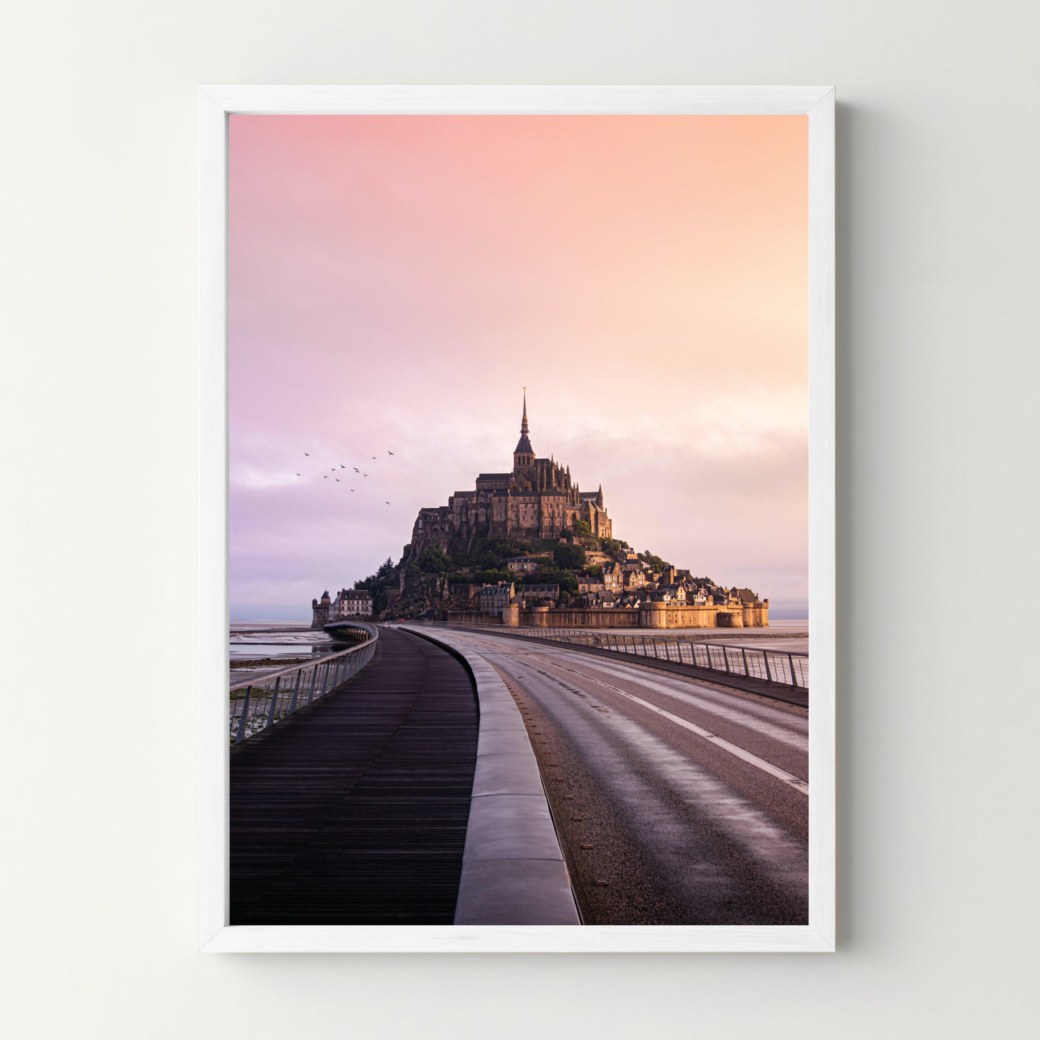 Affiche Le Mont Saint-Michel - cestfrancais.fr