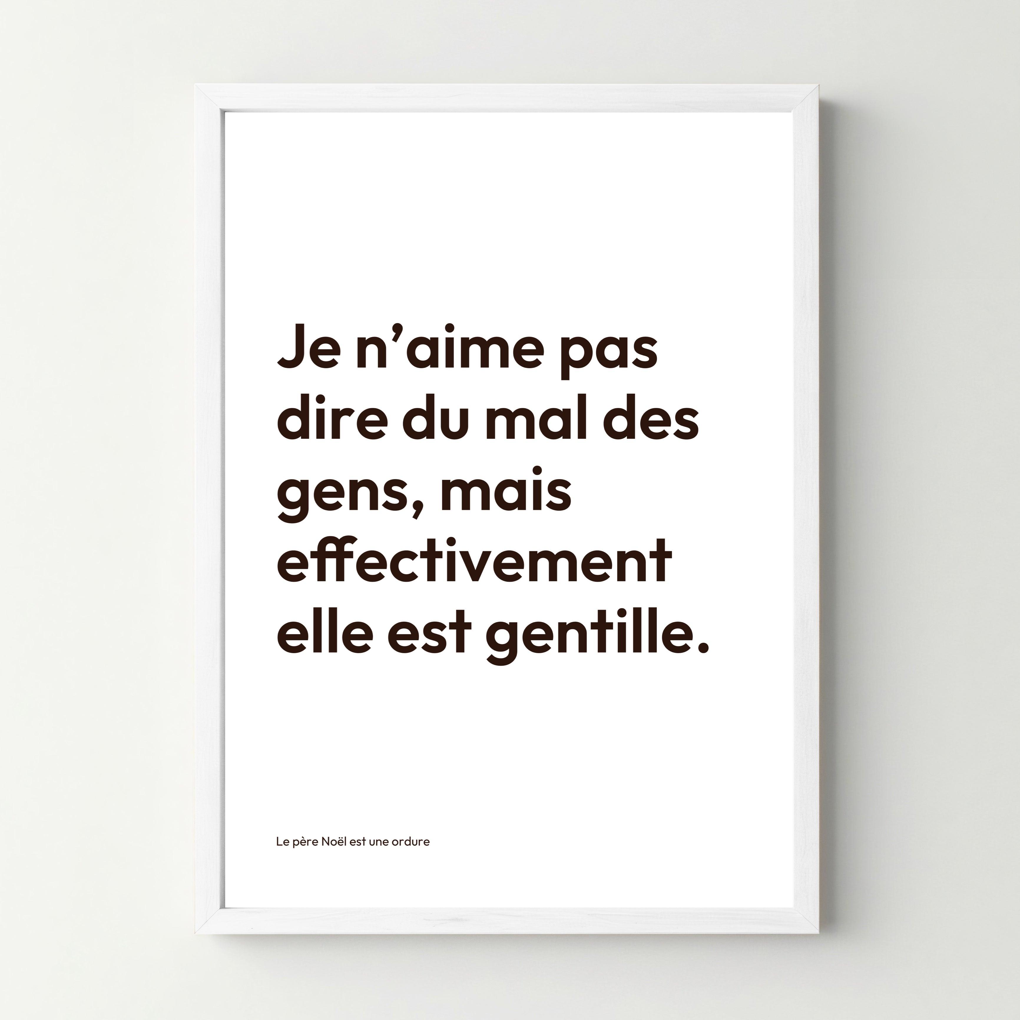 Affiche citation "Je n&