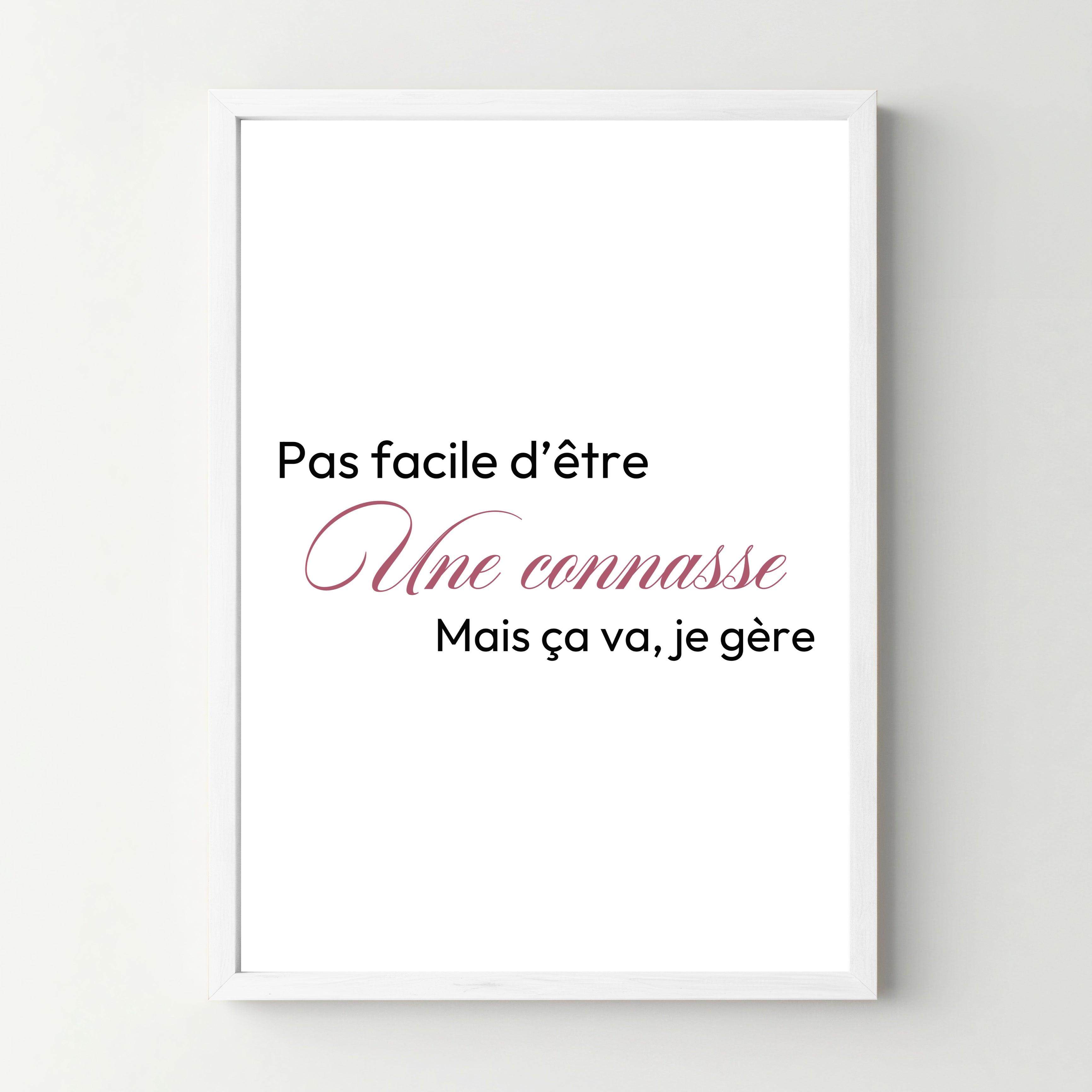 Affiche "Pas facile" - cestfrancais.fr