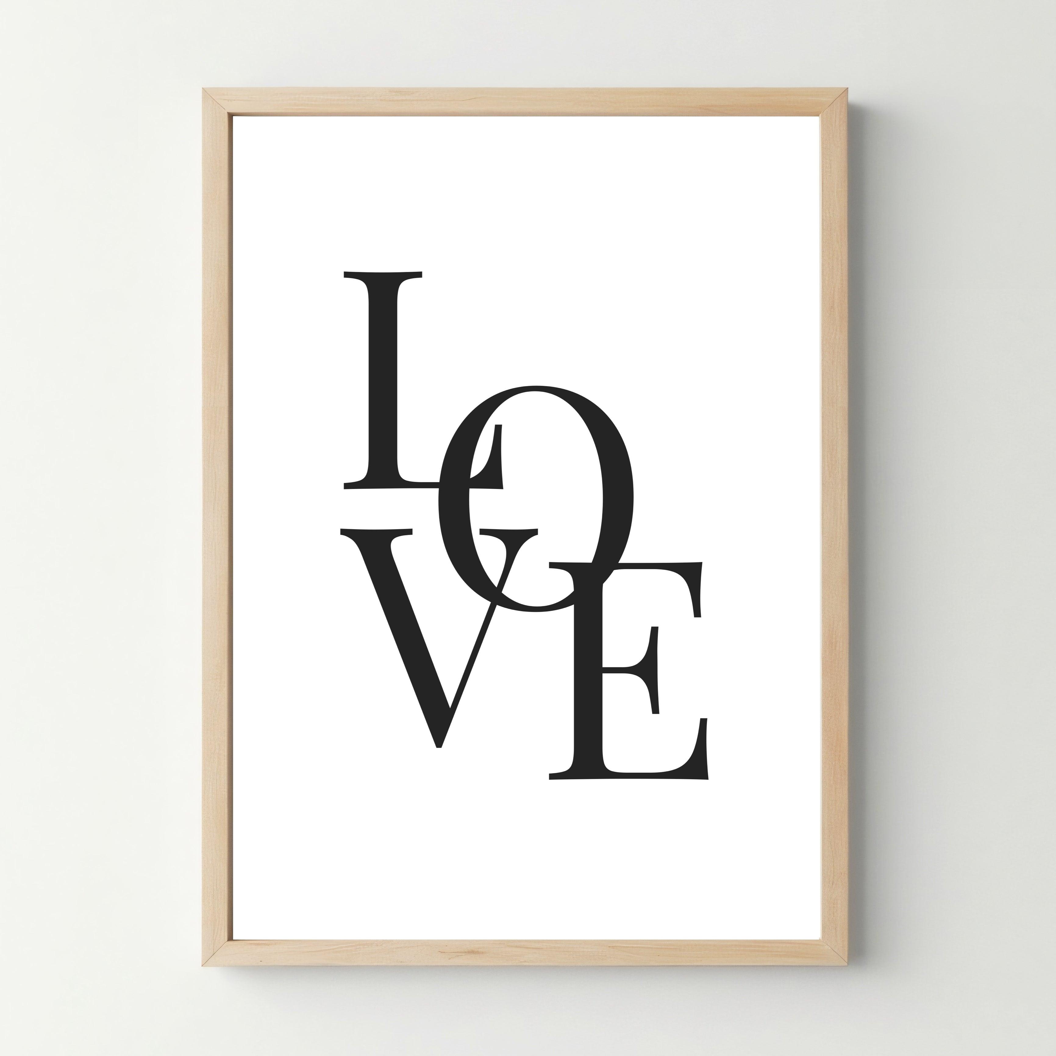 Affiche "Love" - cestfrancais.fr