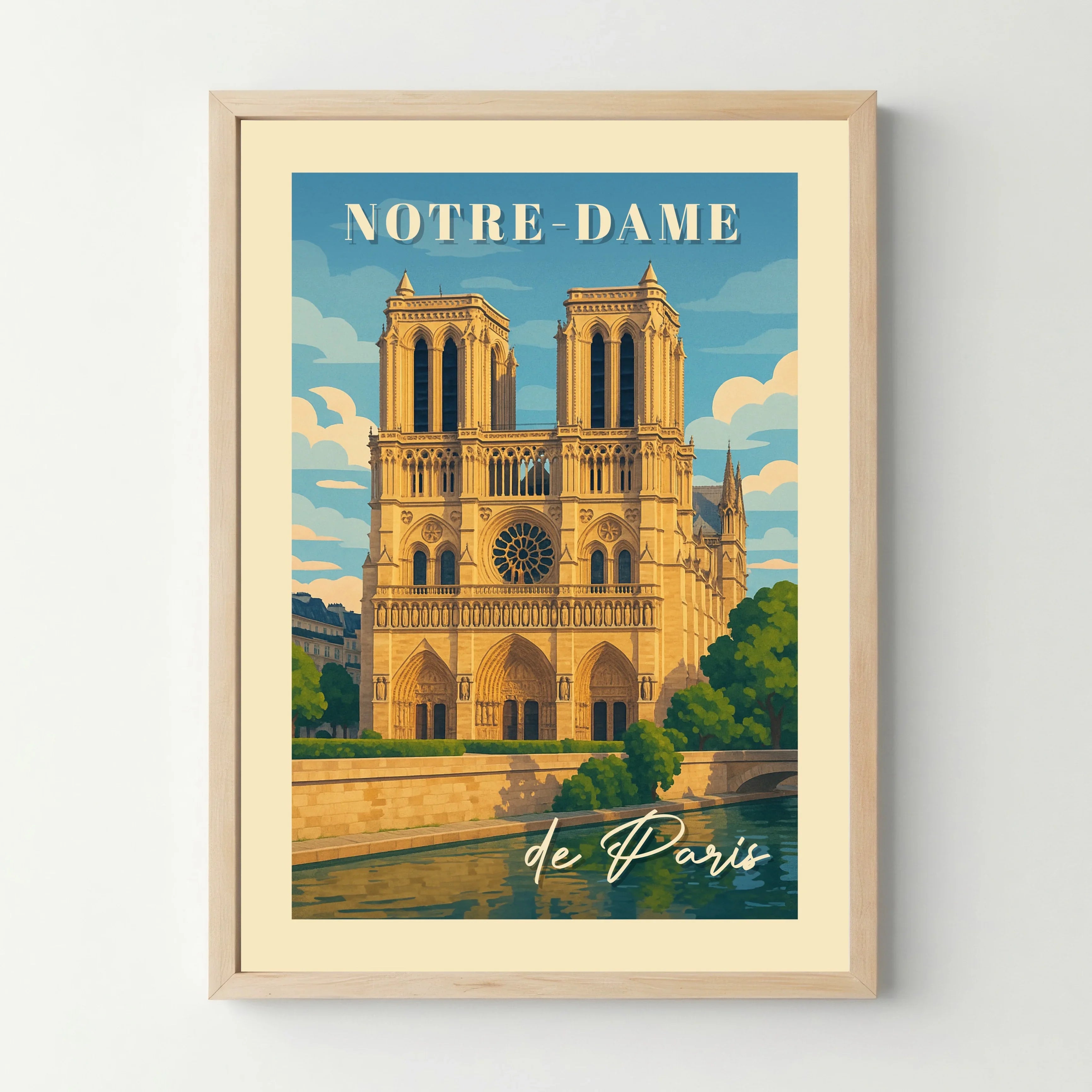 Affiche ville - Notre-Dame de Paris