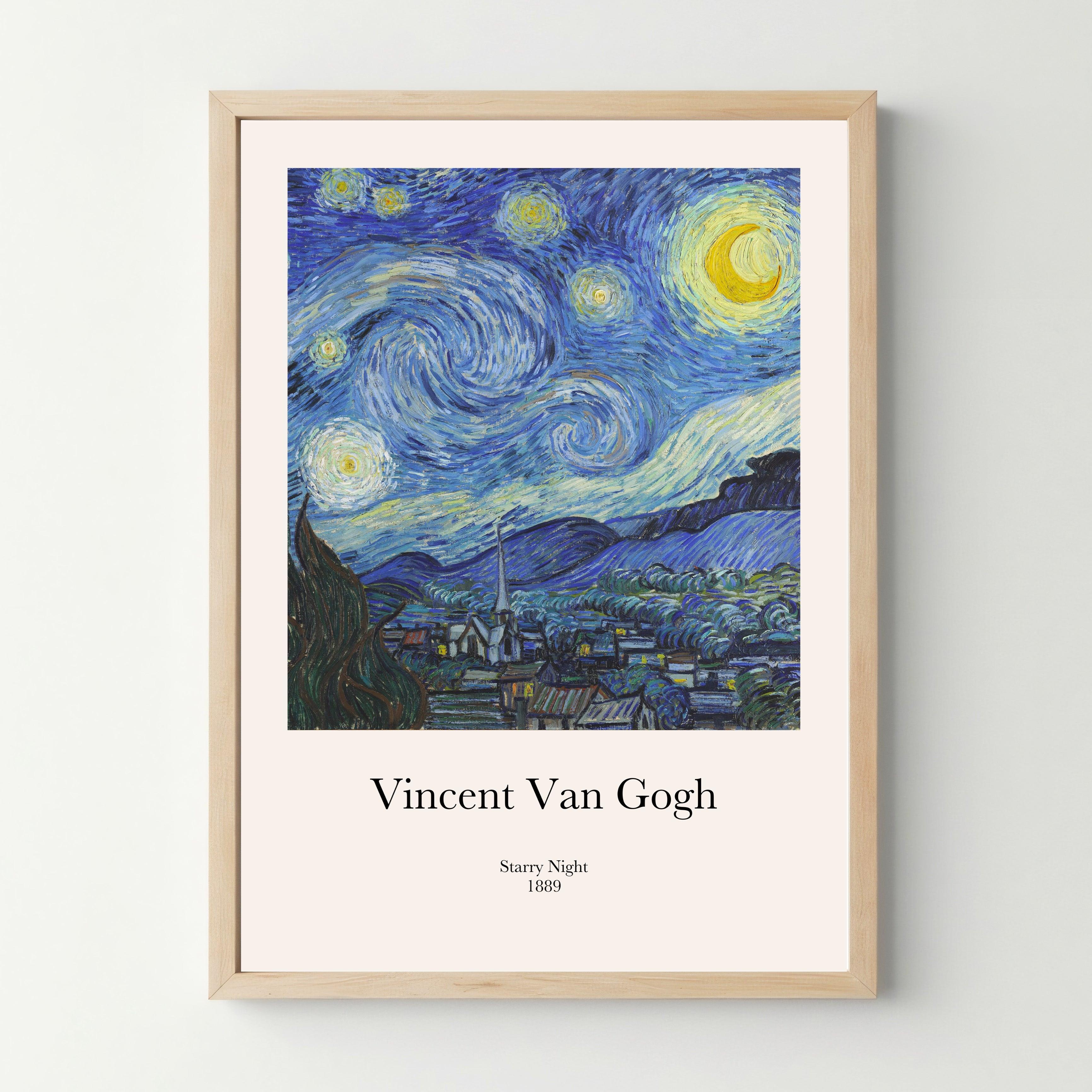 Affiche "Starry night Van Gogh" - cestfrancais.fr