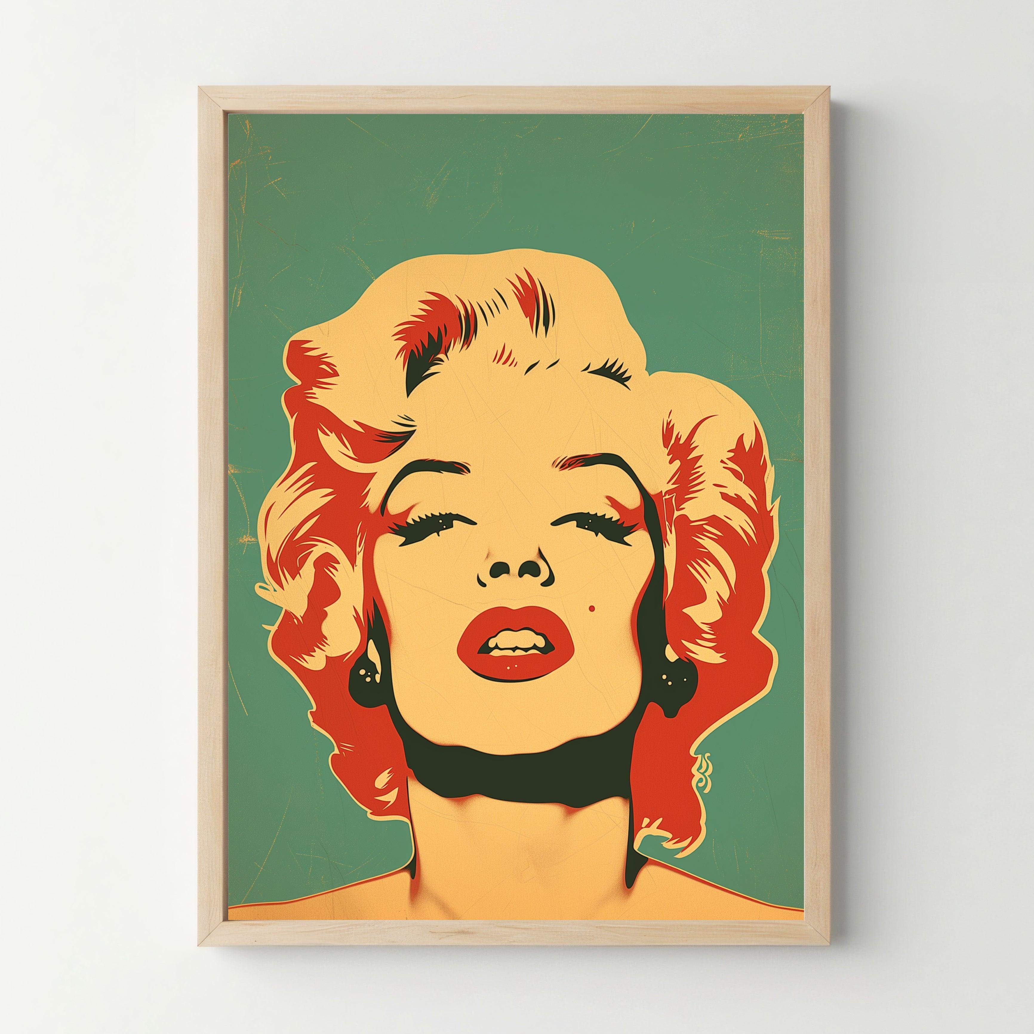 Affiche Vintage Marylin Monroe - cestfrancais.fr