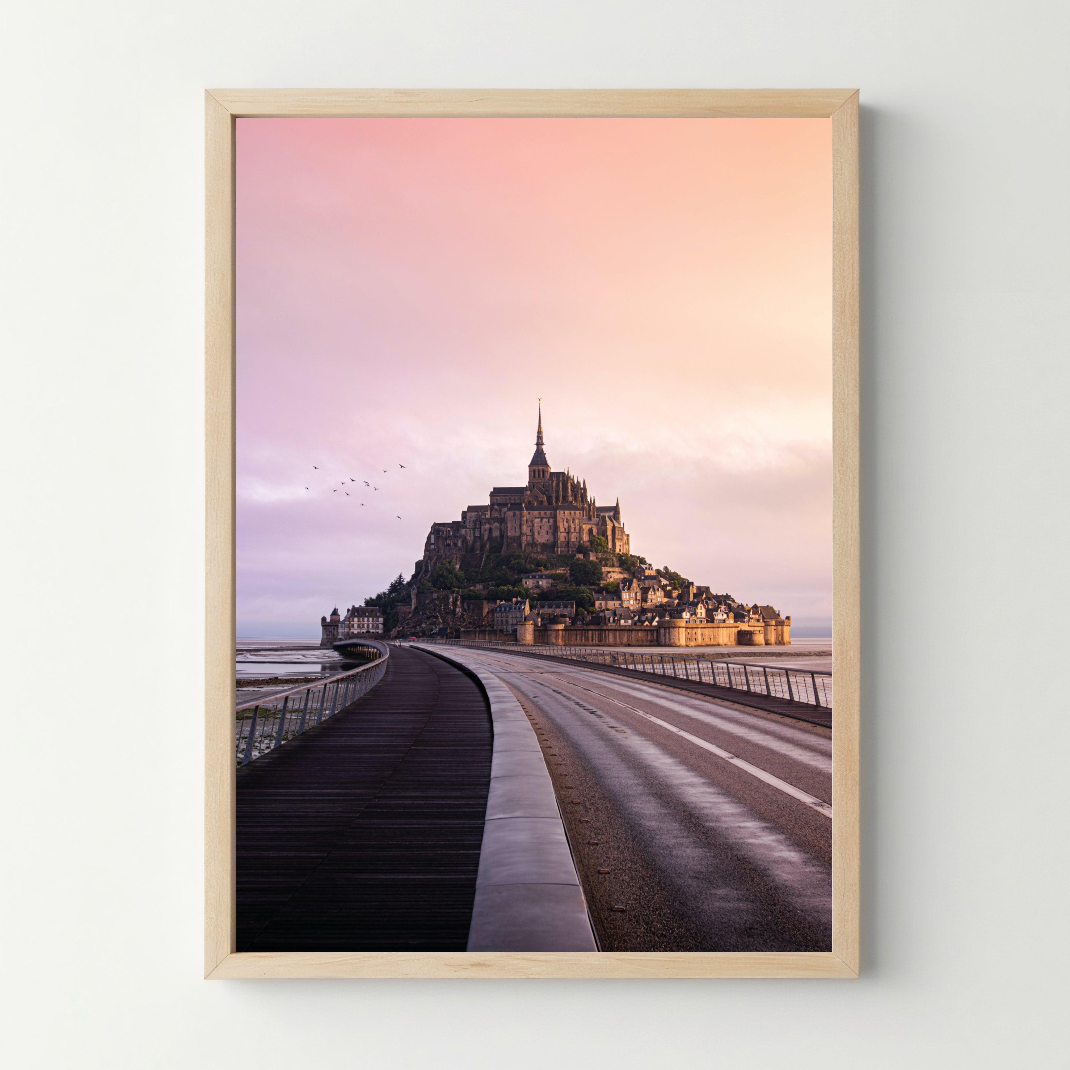 Affiche Le Mont Saint-Michel - cestfrancais.fr