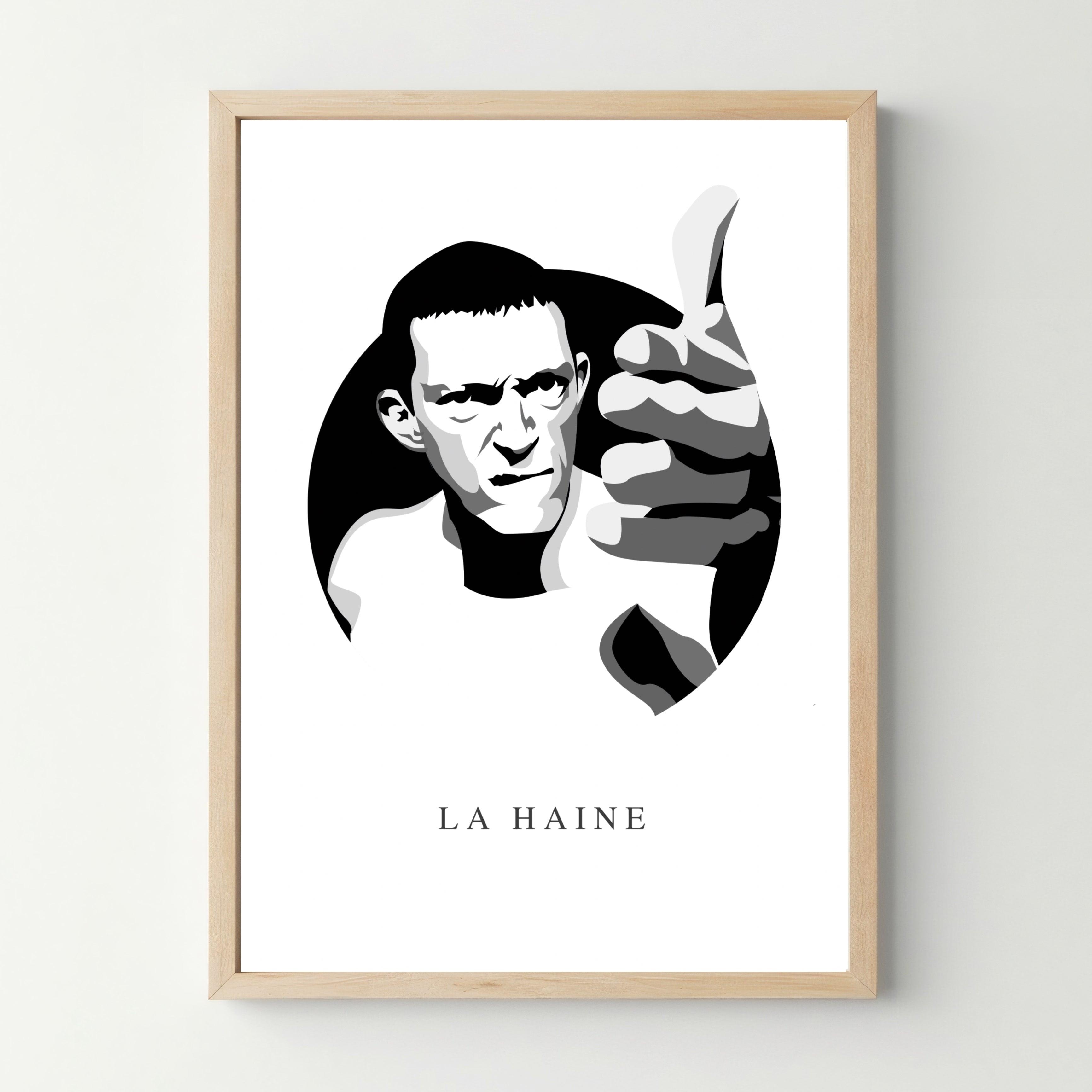 Affiche cinéma - Poster du film "La Haine" - cestfrancais.fr