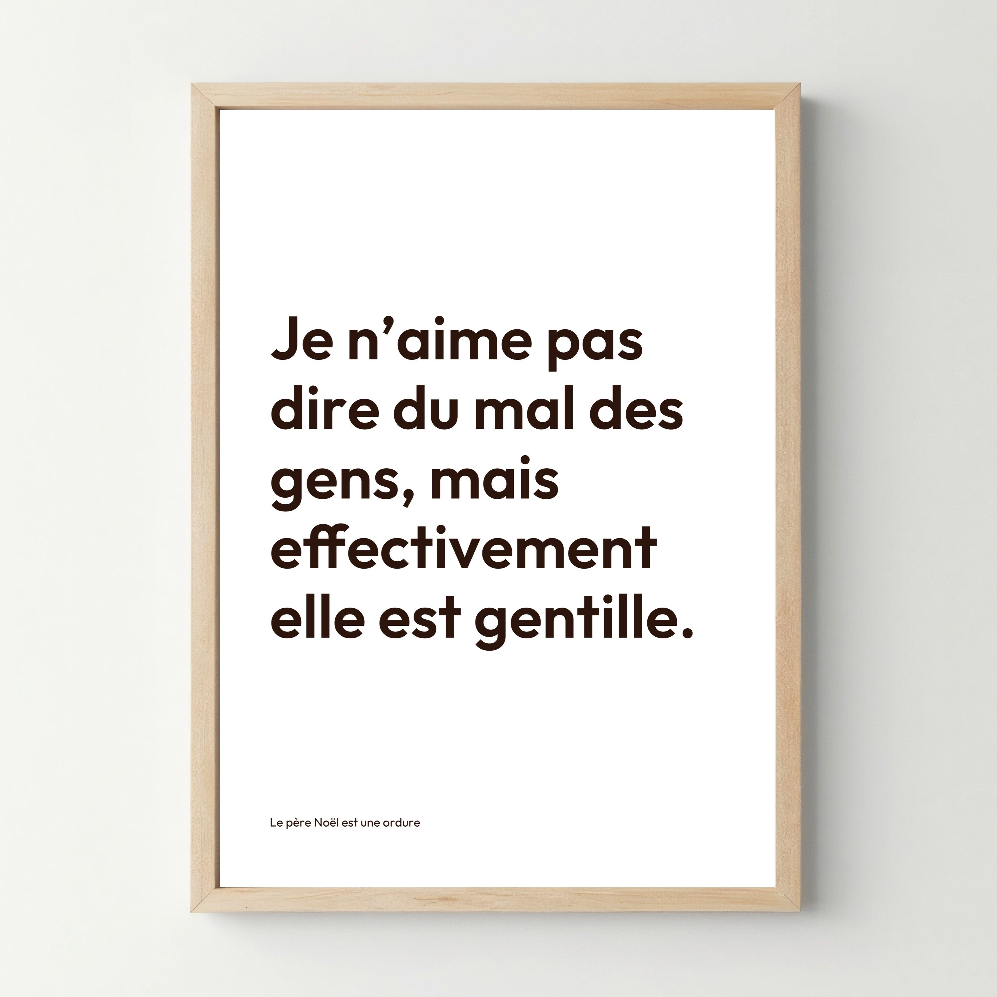 Affiche citation "Je n&