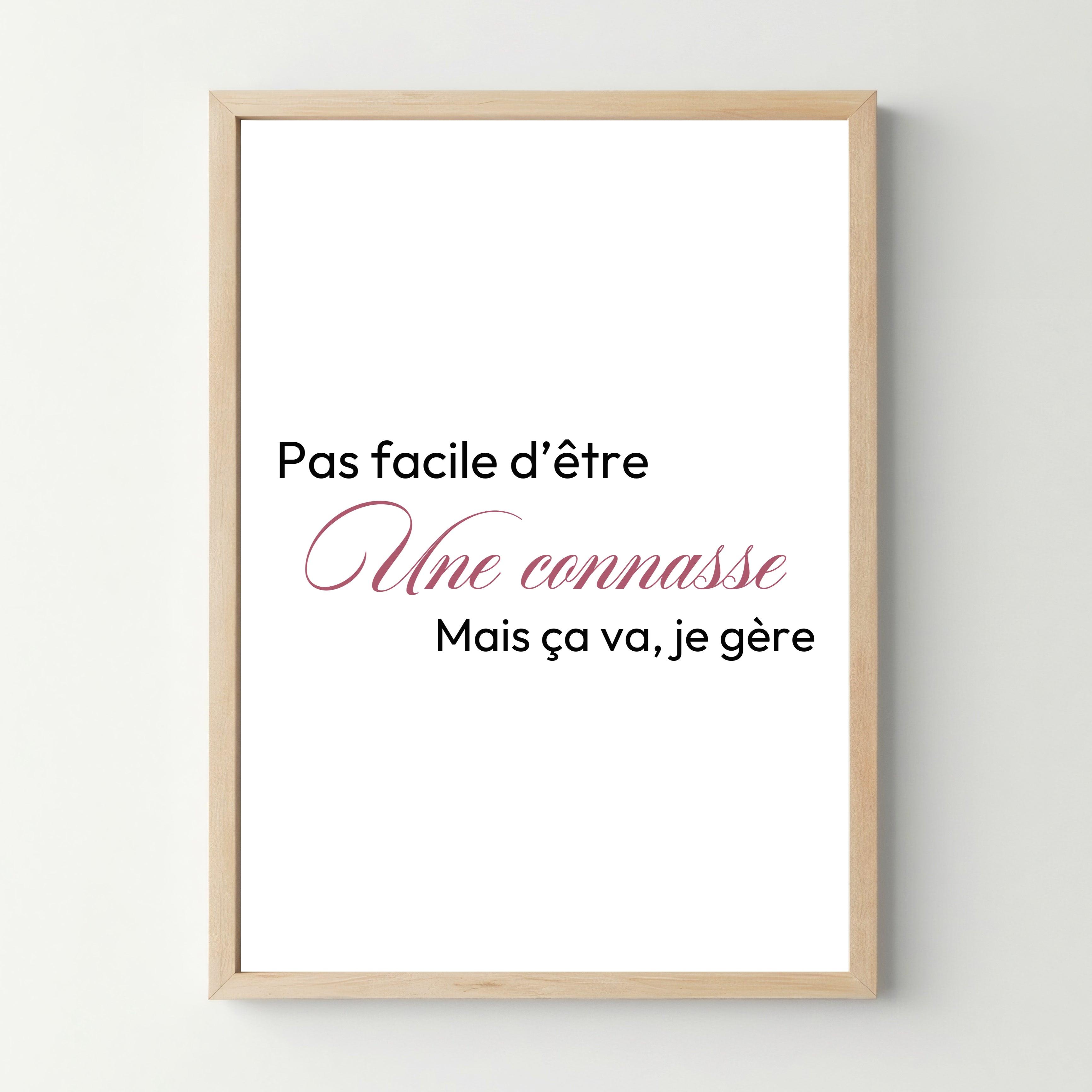 Affiche "Pas facile" - cestfrancais.fr