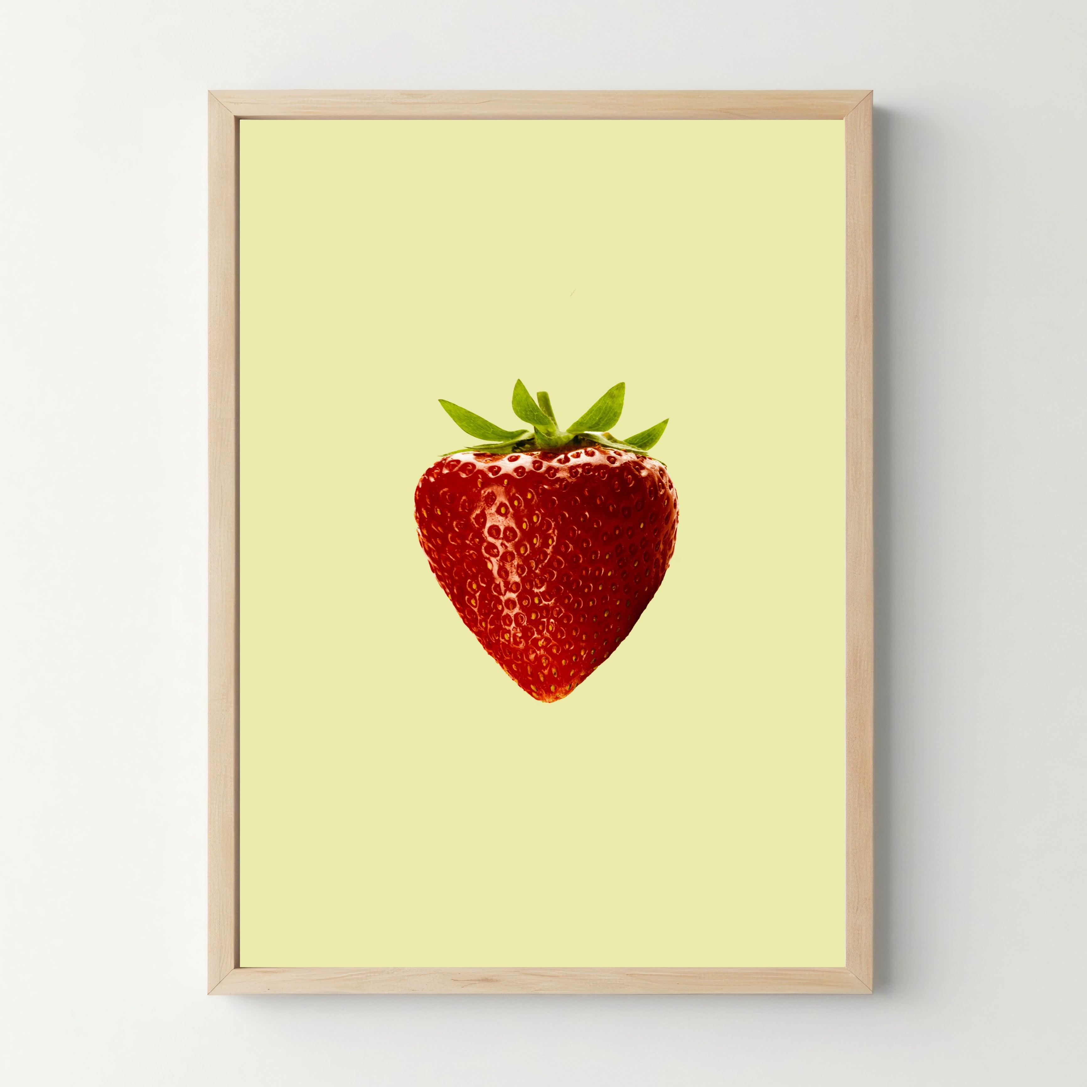 Affiche "La fraise" - cestfrancais.fr