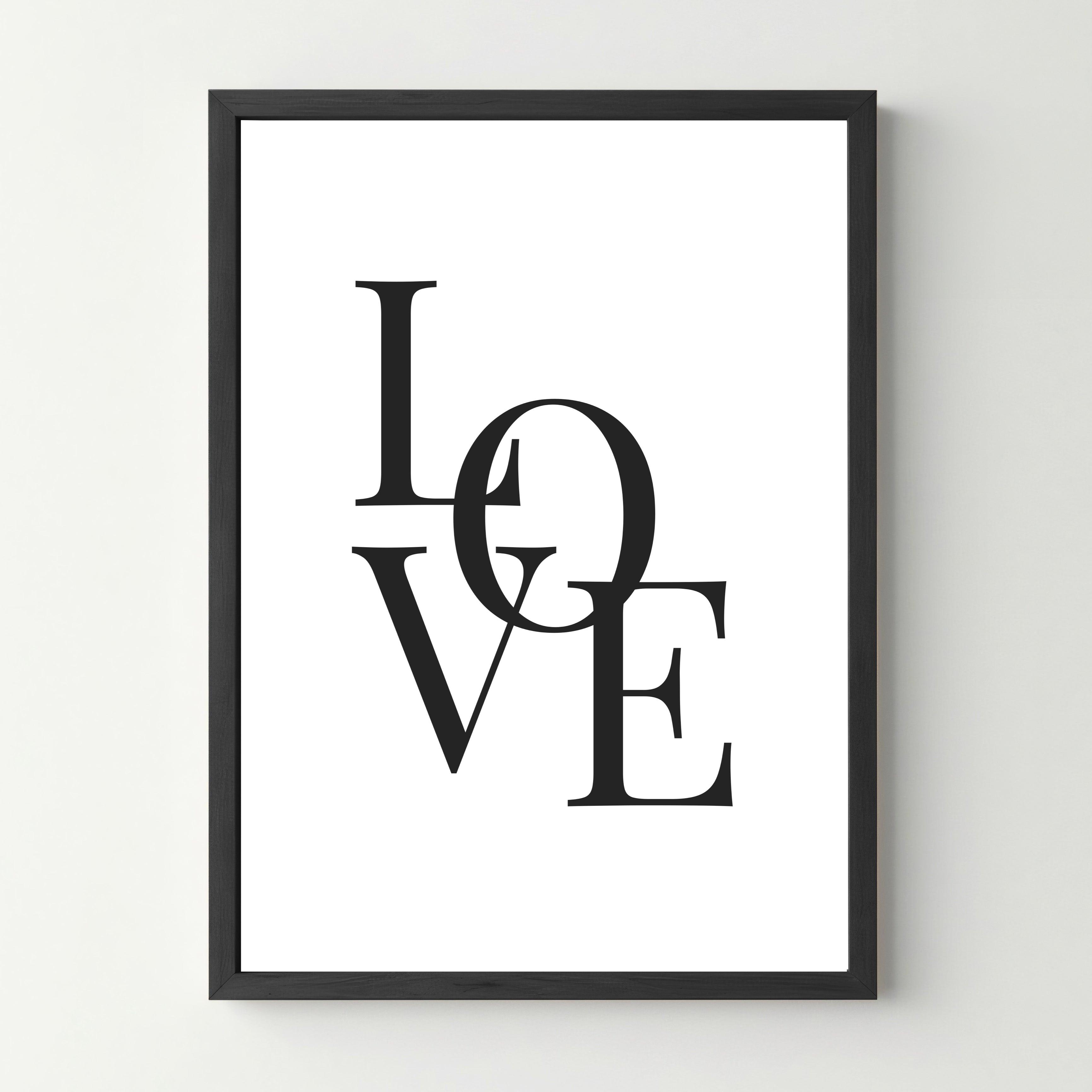 Affiche "Love" - cestfrancais.fr