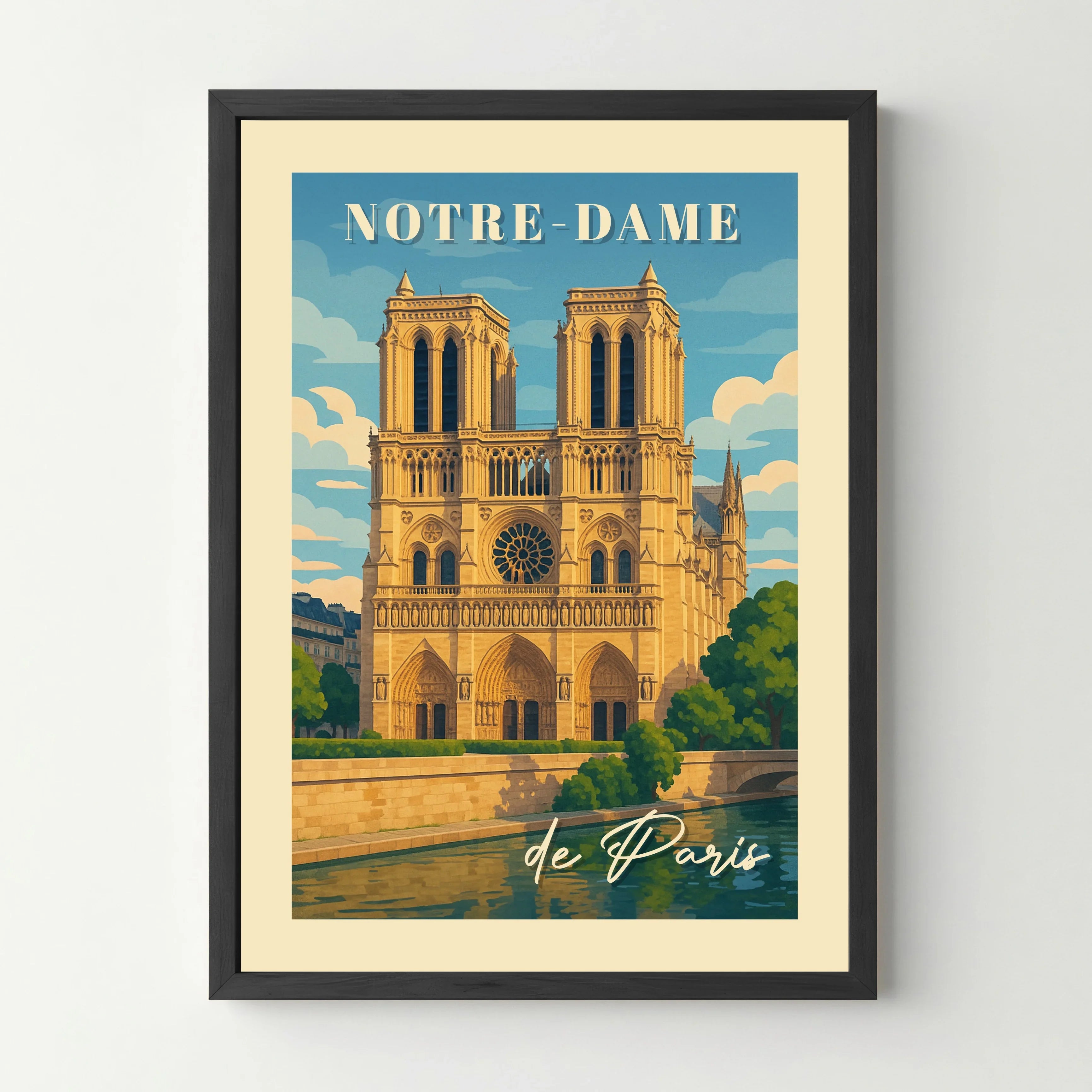 Affiche ville - Notre-Dame de Paris
