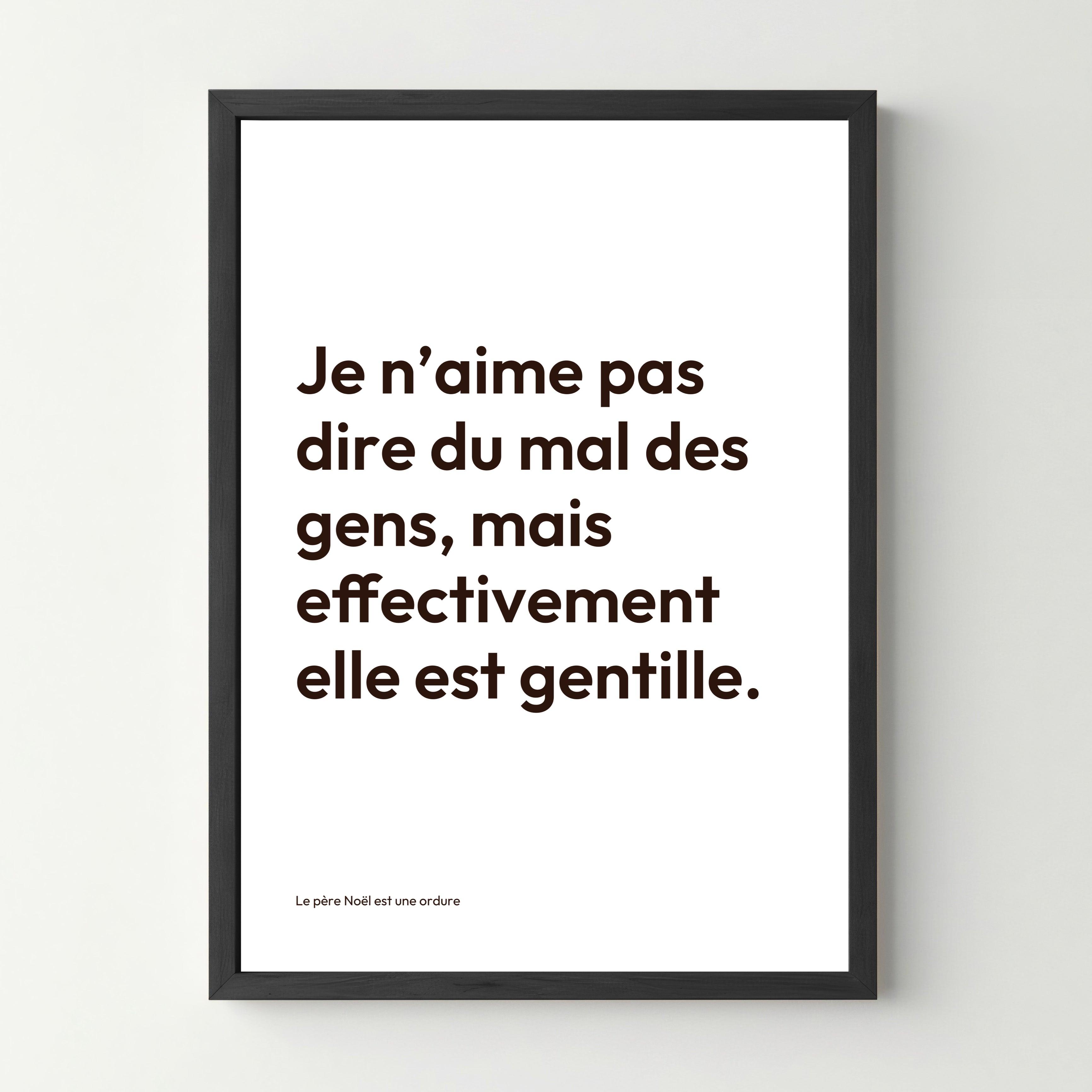 Affiche citation "Je n&