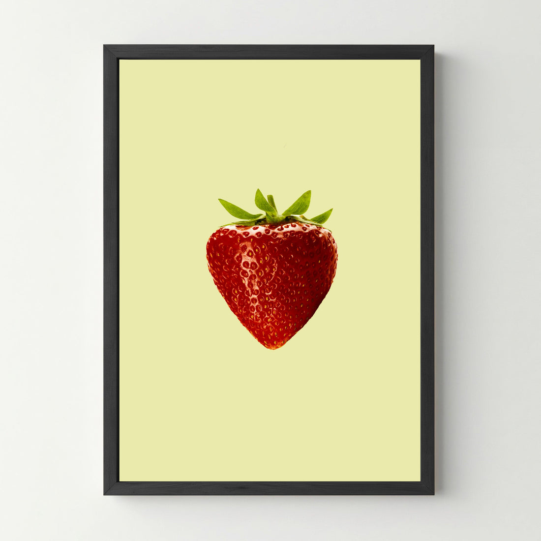 Affiche "La fraise" - cestfrancais.fr