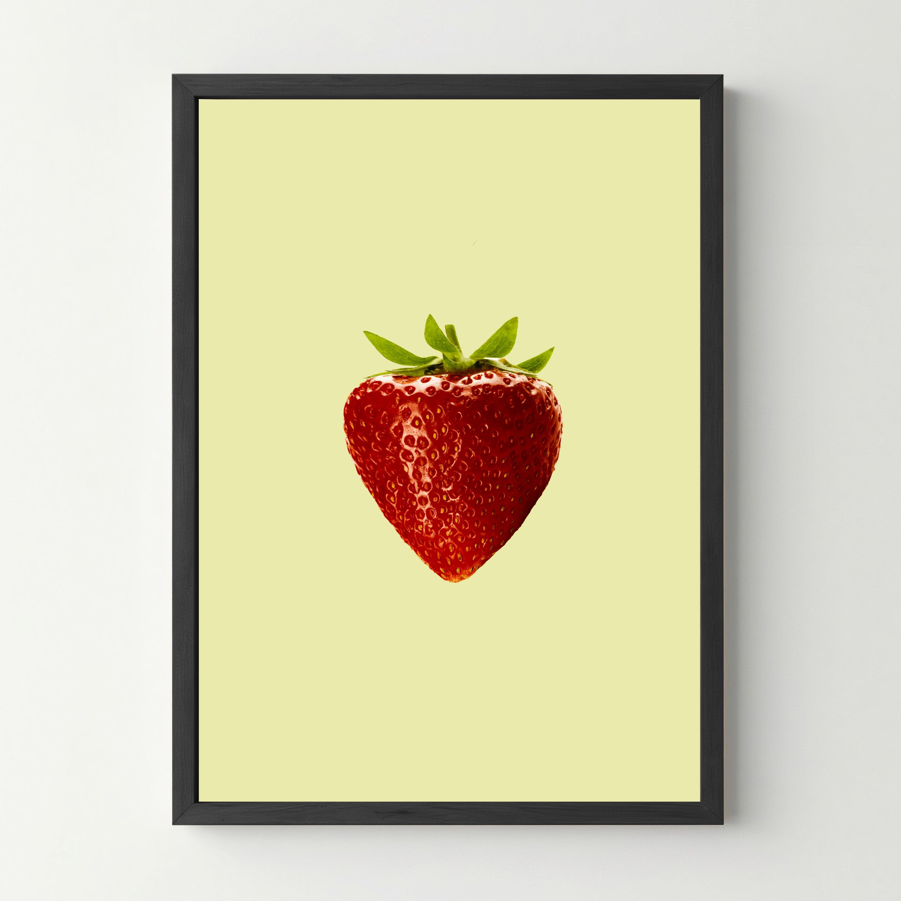 Affiche "La fraise" - cestfrancais.fr