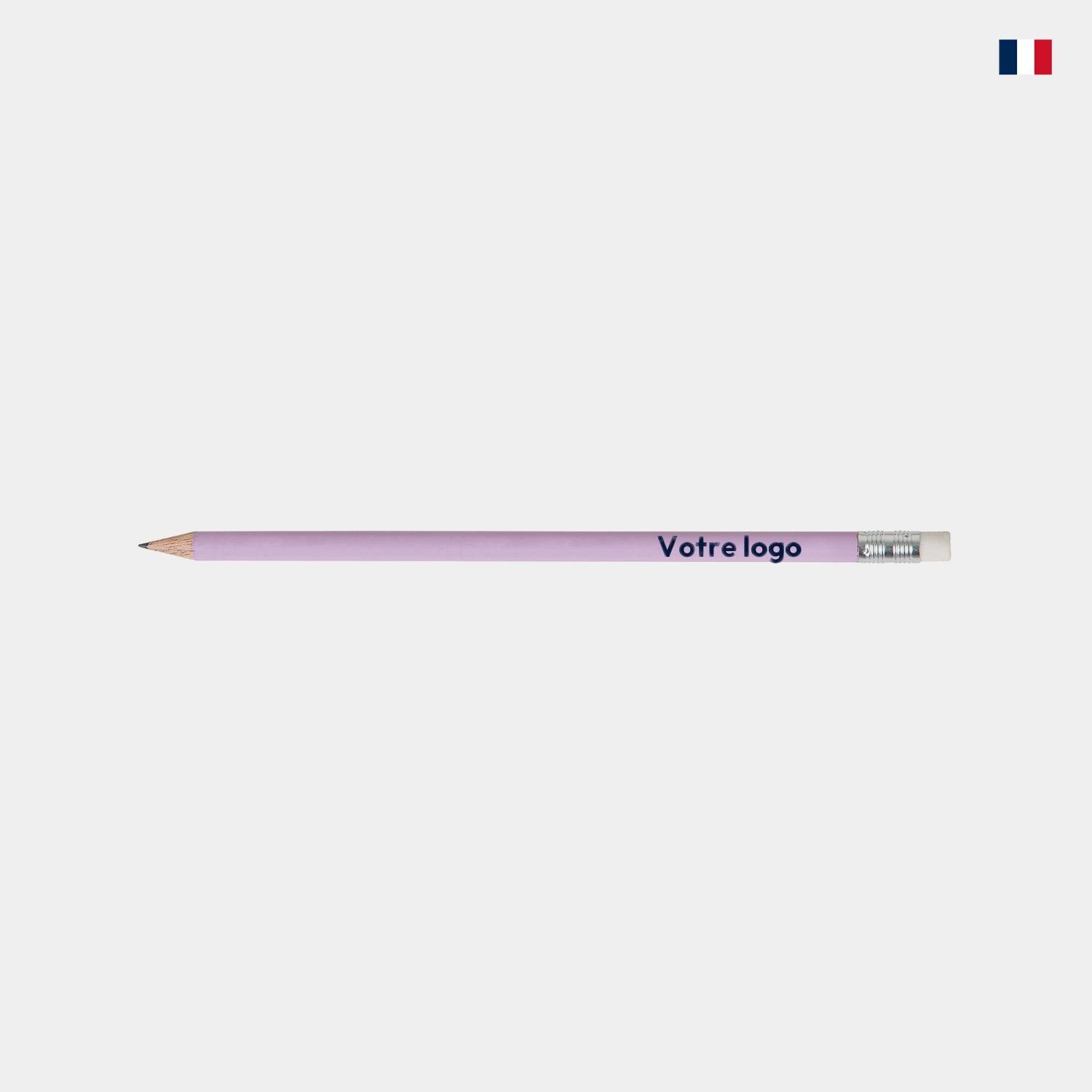 Crayon à papier personnalisable Made in France - Format standard | Marquage entreprise - cestfrancais.fr