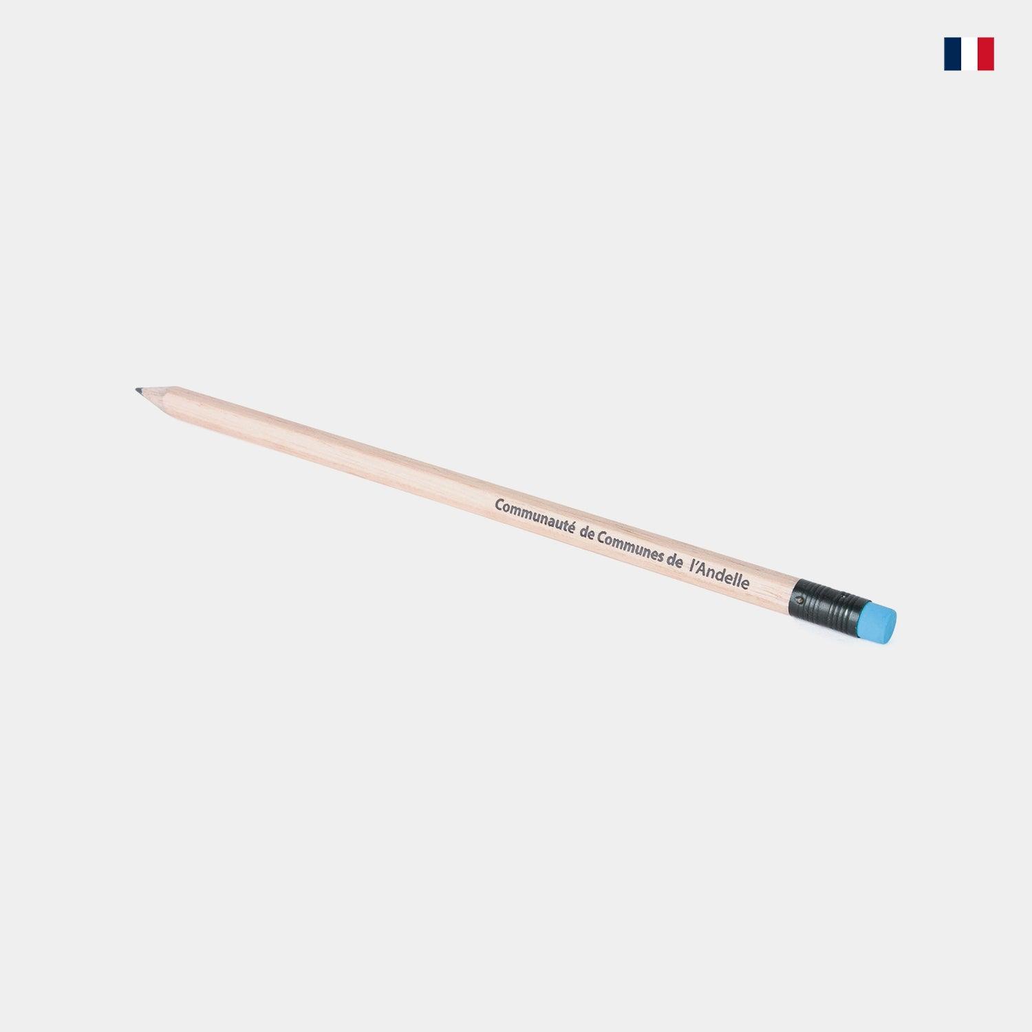 Crayon à papier personnalisable Made in France - Format standard | Marquage entreprise - cestfrancais.fr