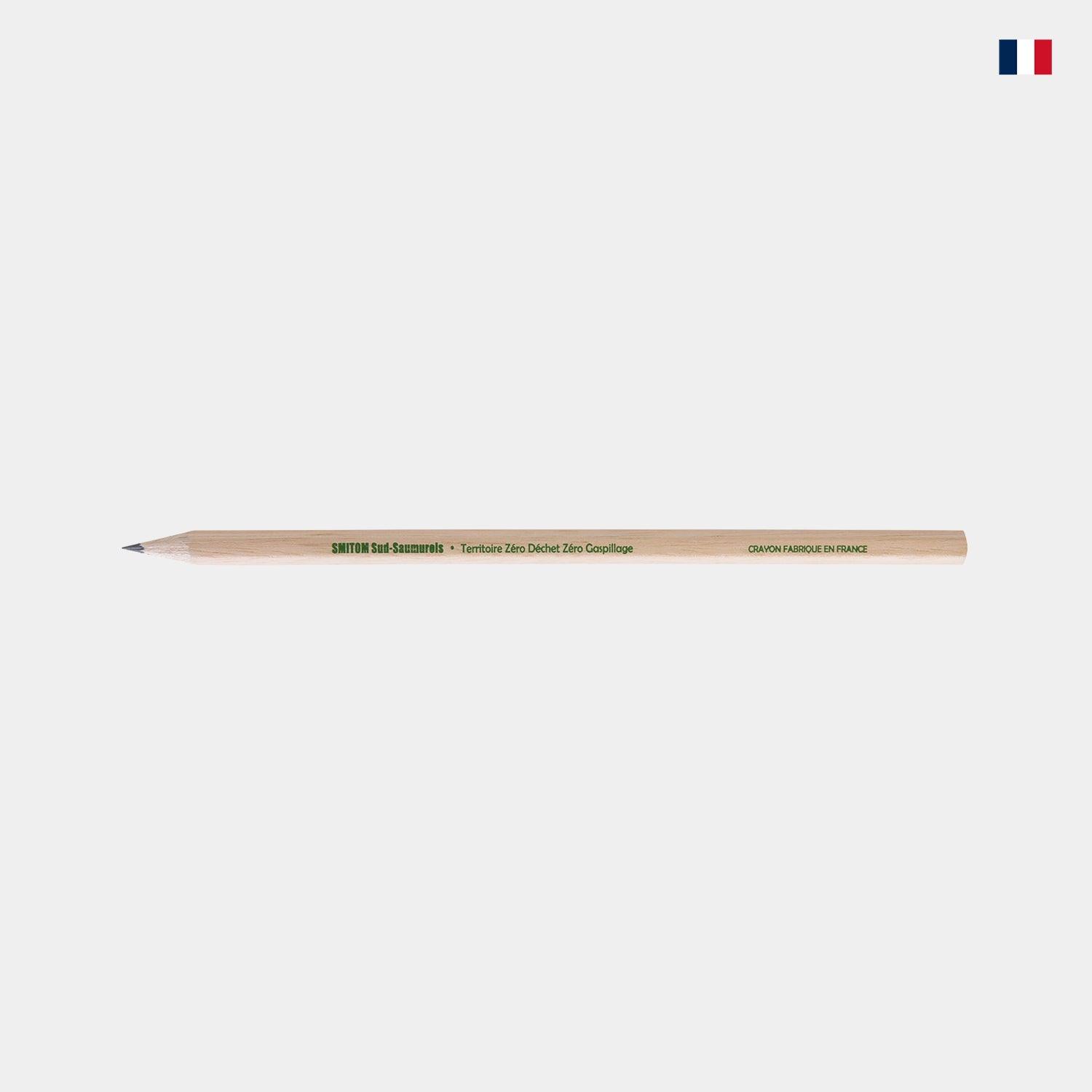 Crayon à papier personnalisable Made in France - Format standard | Marquage entreprise - cestfrancais.fr
