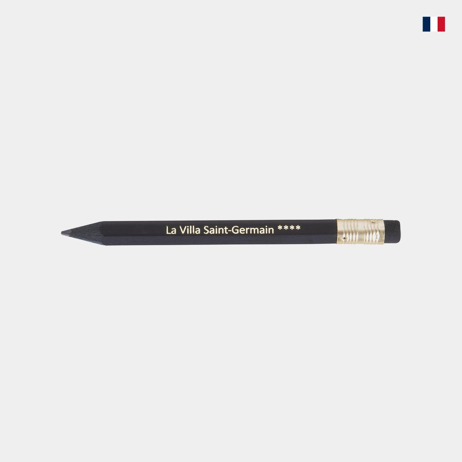 Mini crayon prestige noir personnalisable - Élégant et français - cestfrancais.fr