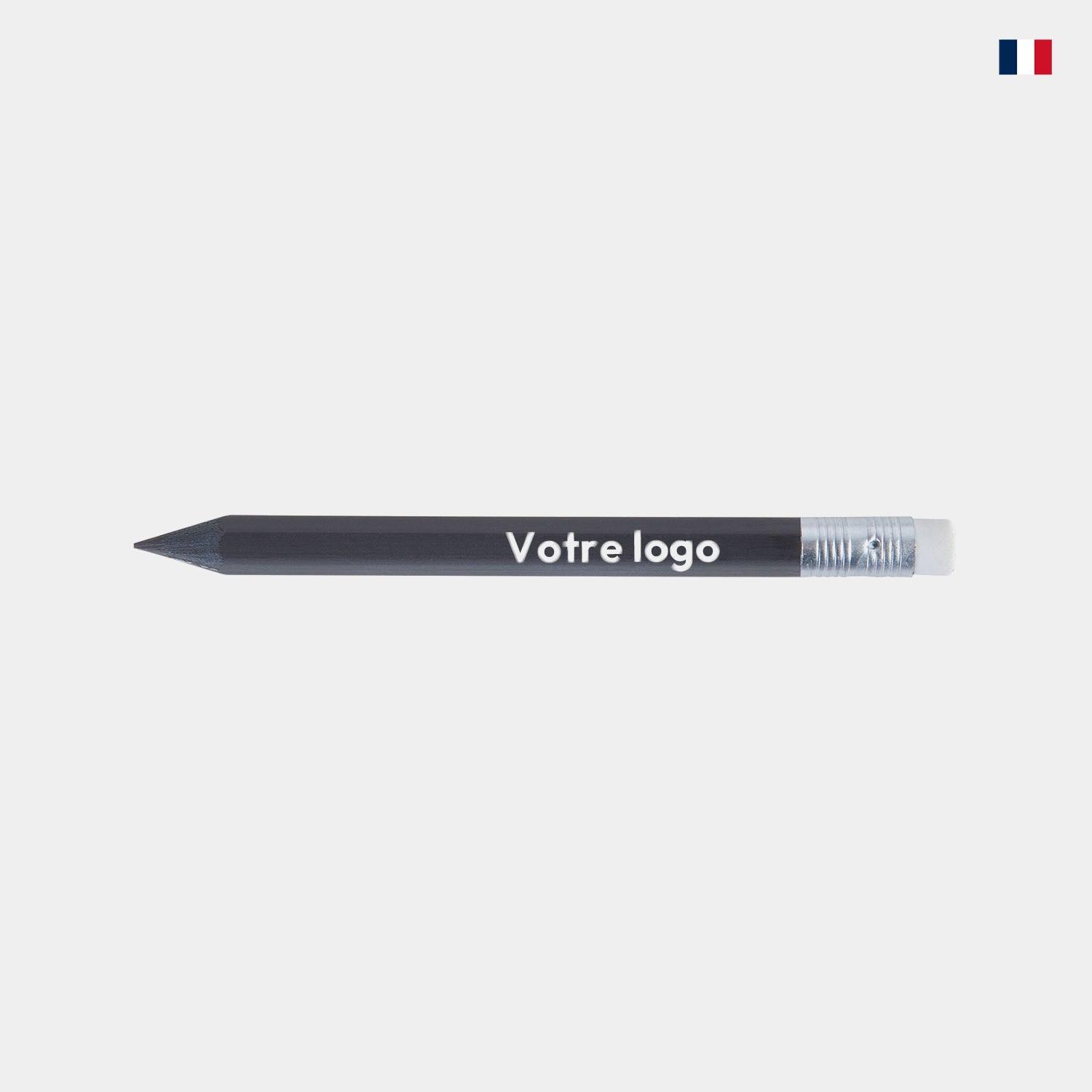 Mini crayon prestige noir personnalisable - Élégant et français - cestfrancais.fr