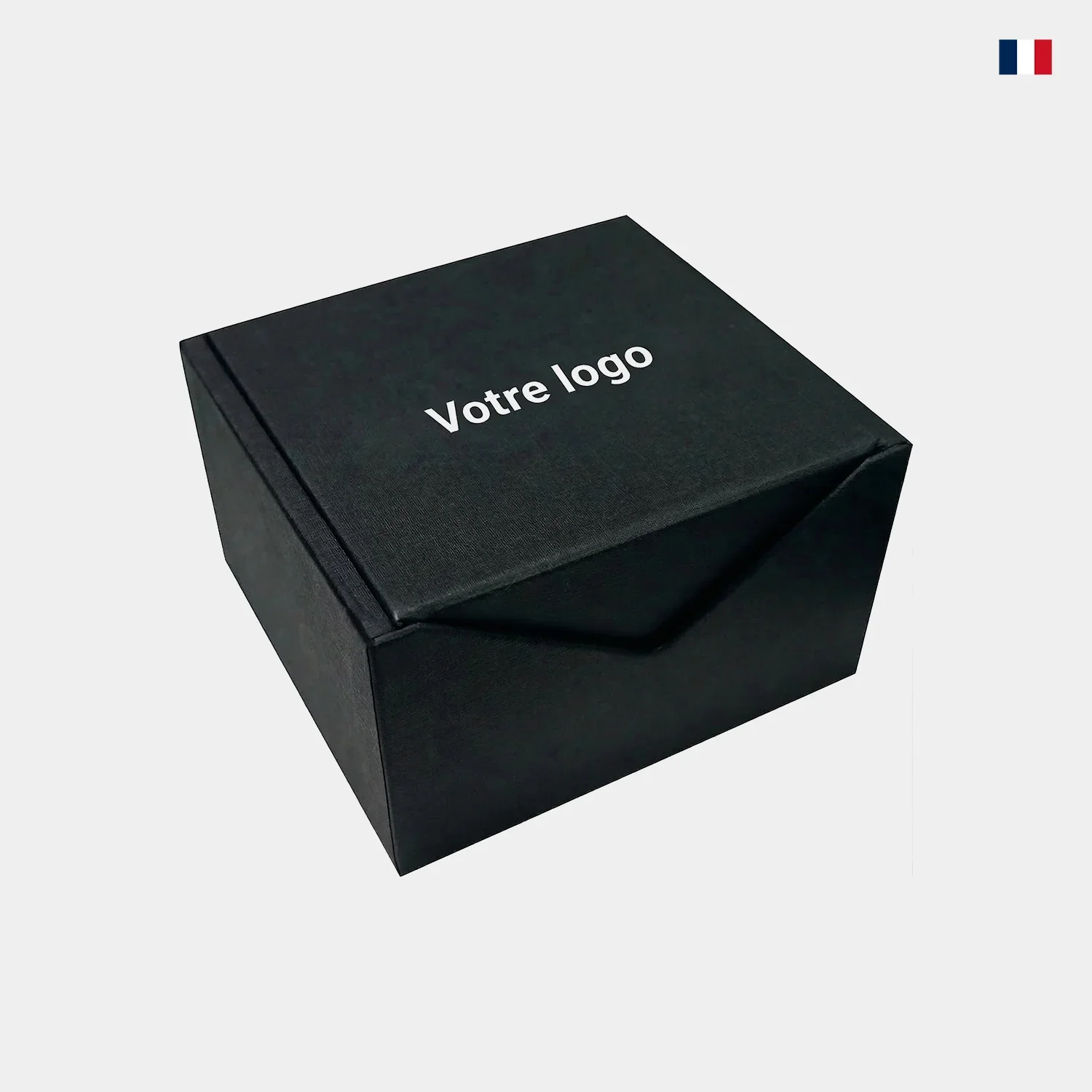 Boîte noire personnalisable avec texte &