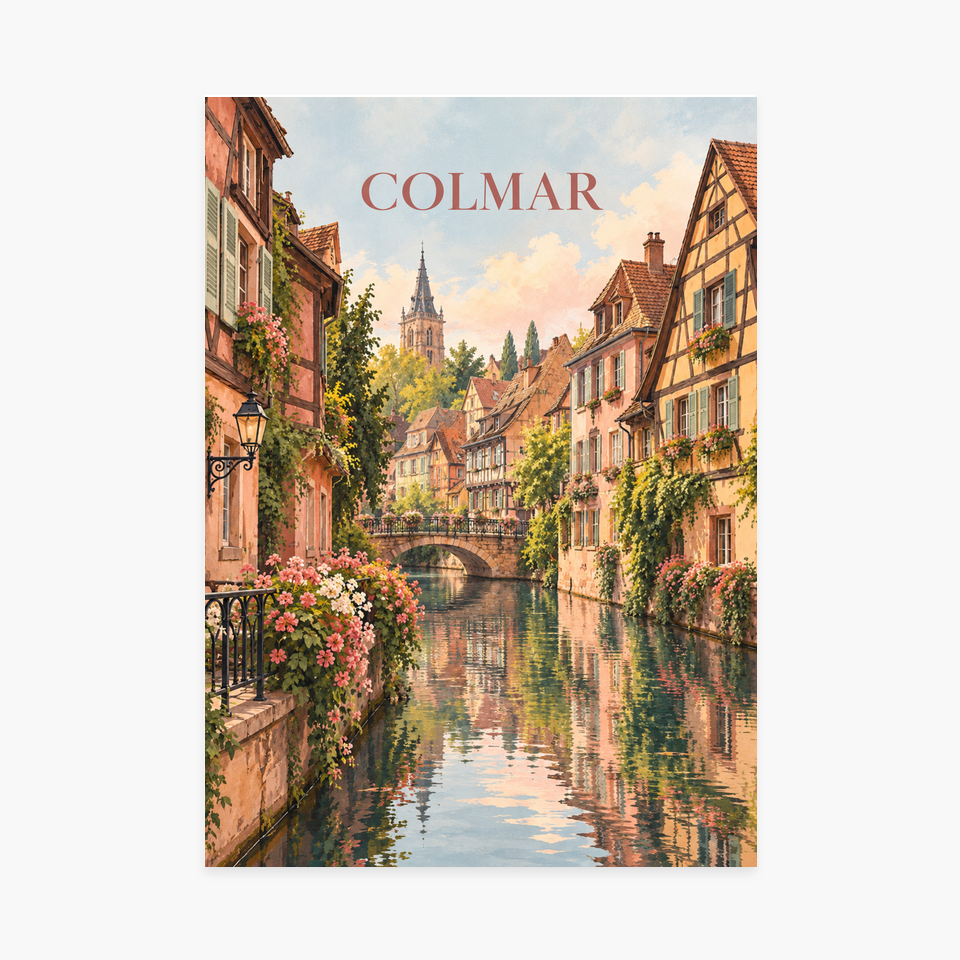 Affiche Colmar – Petite Venise — sans cadre