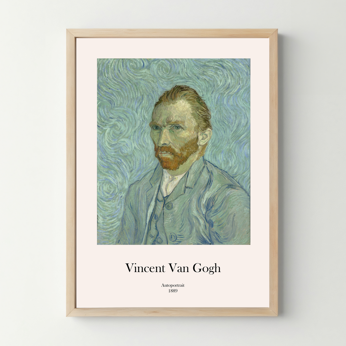 Affiche Van Gogh Autoportrait (1889)