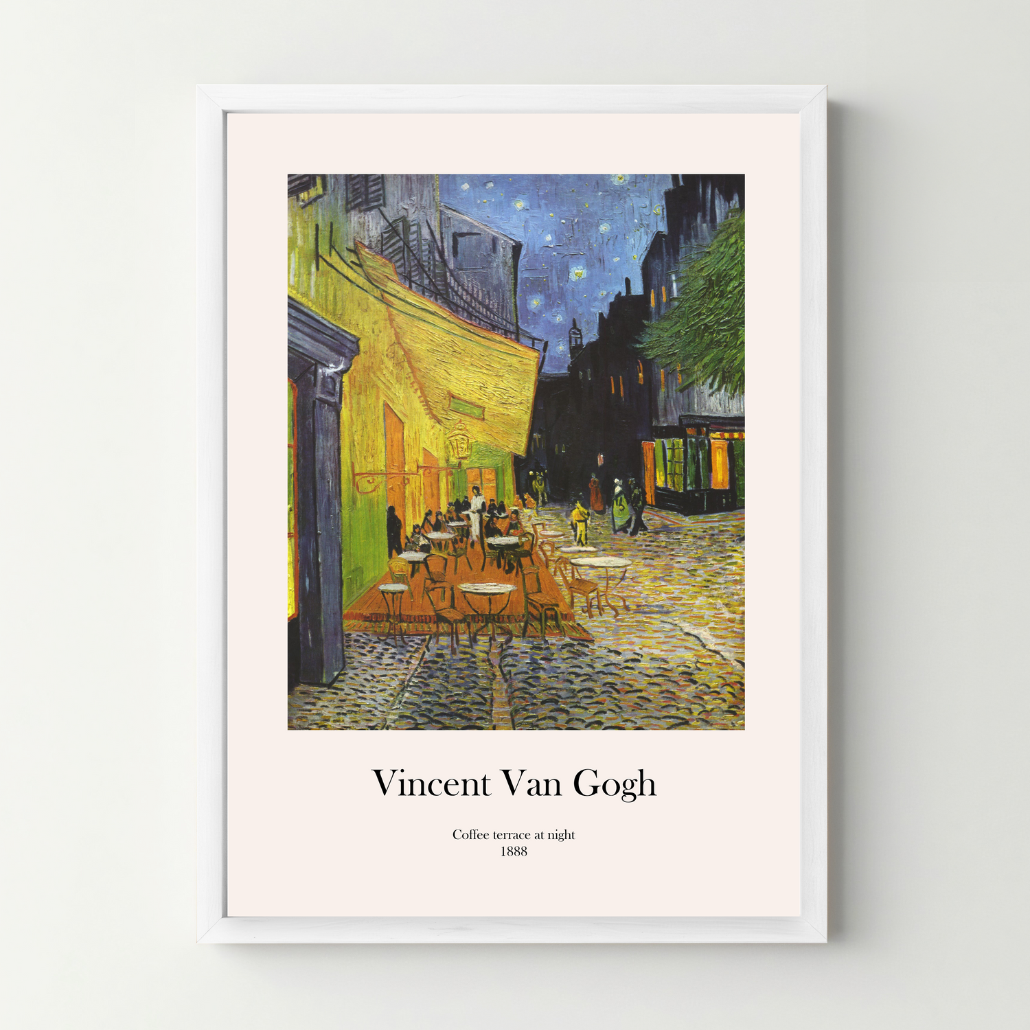 Affiche Van Gogh – Terrasse de café le soir / Café Terrace at Night (1888)