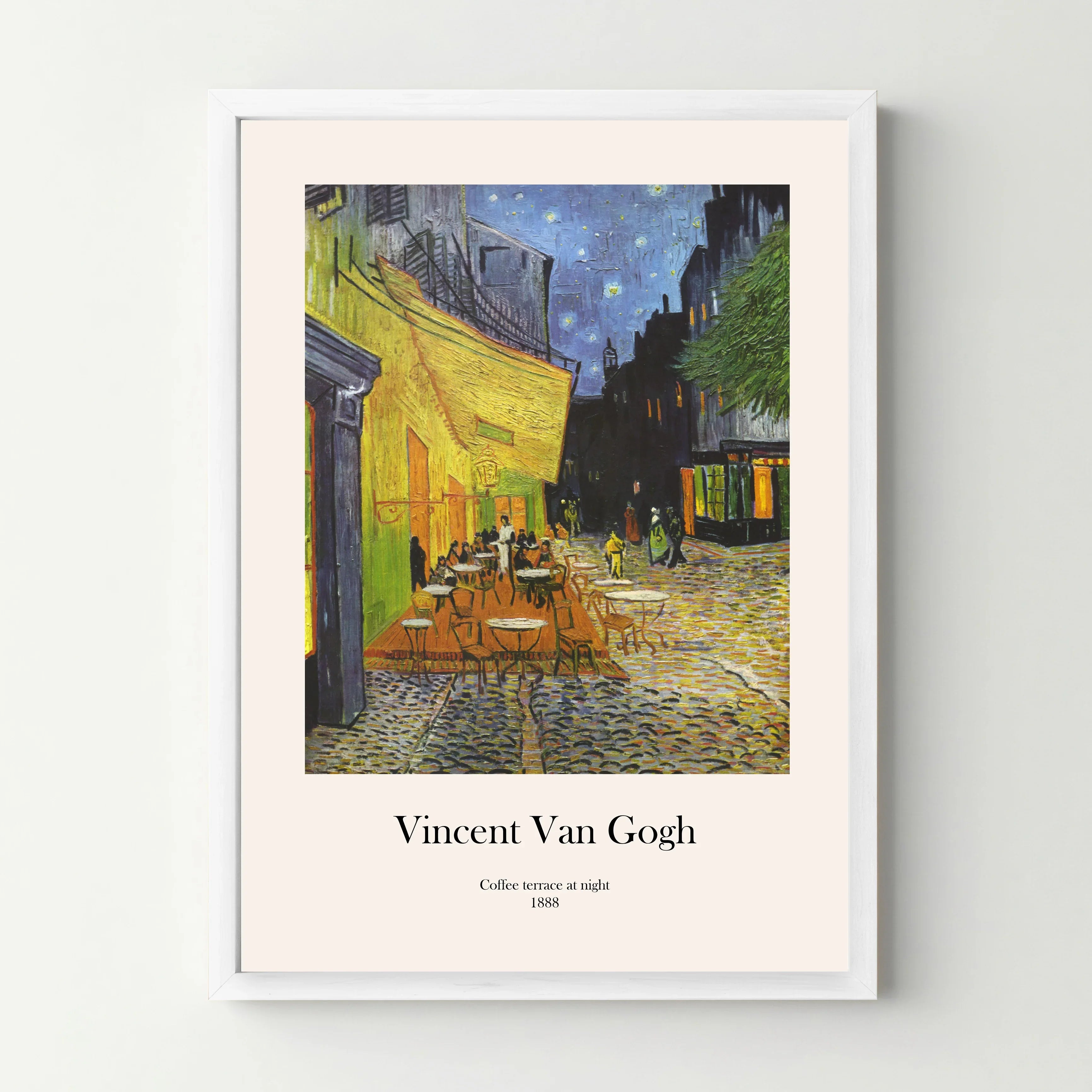 Affiche Van Gogh – Terrasse de café le soir / Café Terrace at Night (1888)