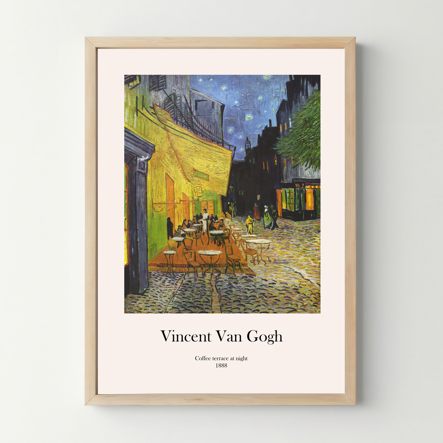 Affiche Van Gogh – Terrasse de café le soir / Café Terrace at Night (1888)