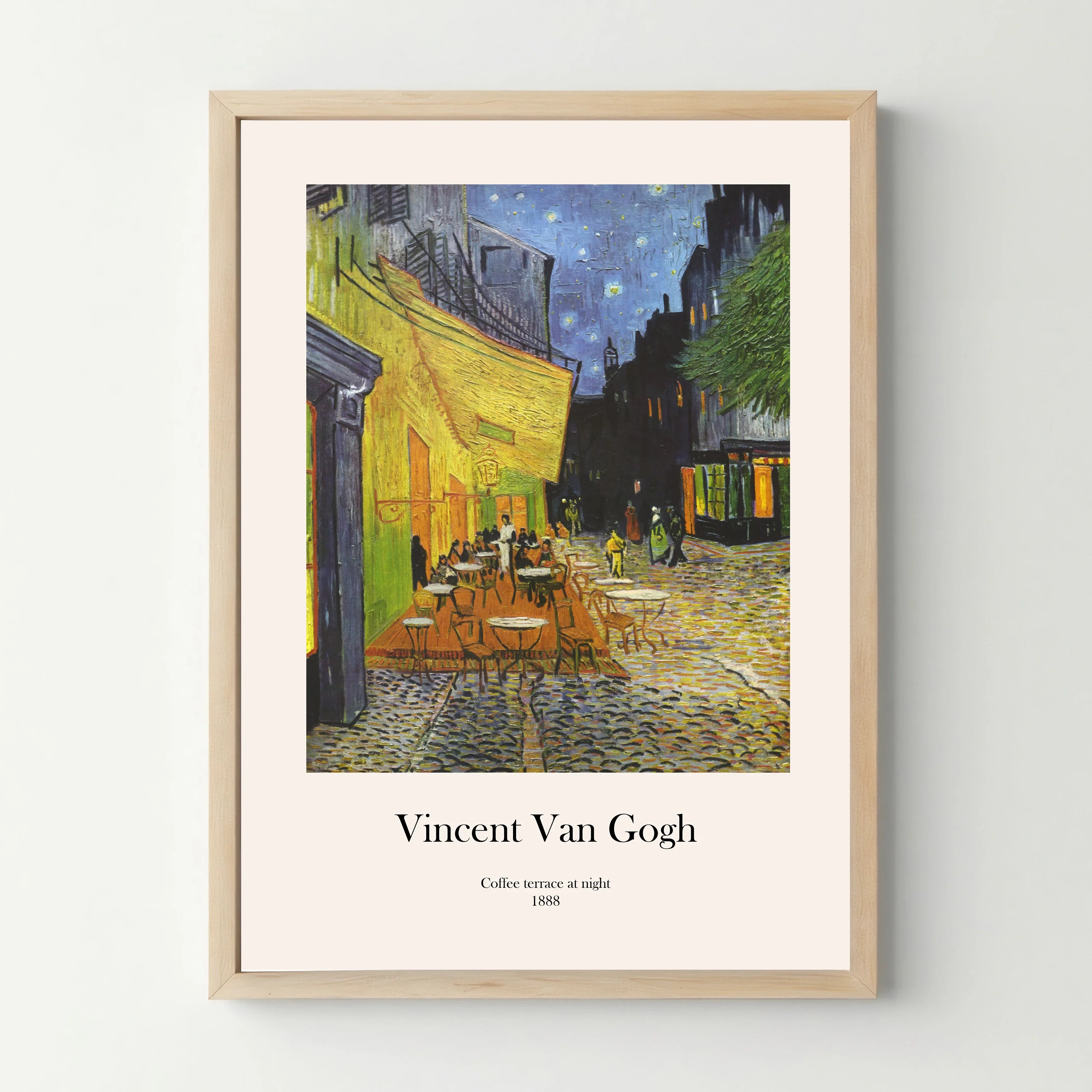 Affiche Van Gogh – Terrasse de café le soir / Café Terrace at Night (1888)