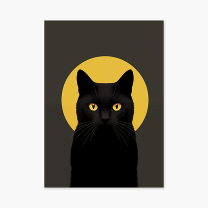 Affiche Black Cat - Ponkink