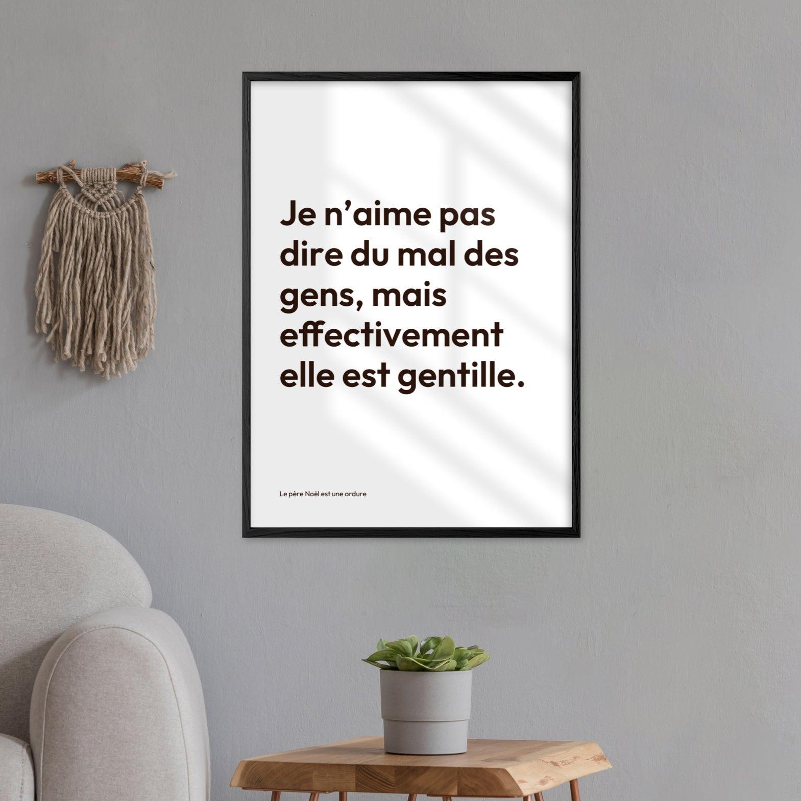 Affiche citation "Je n&