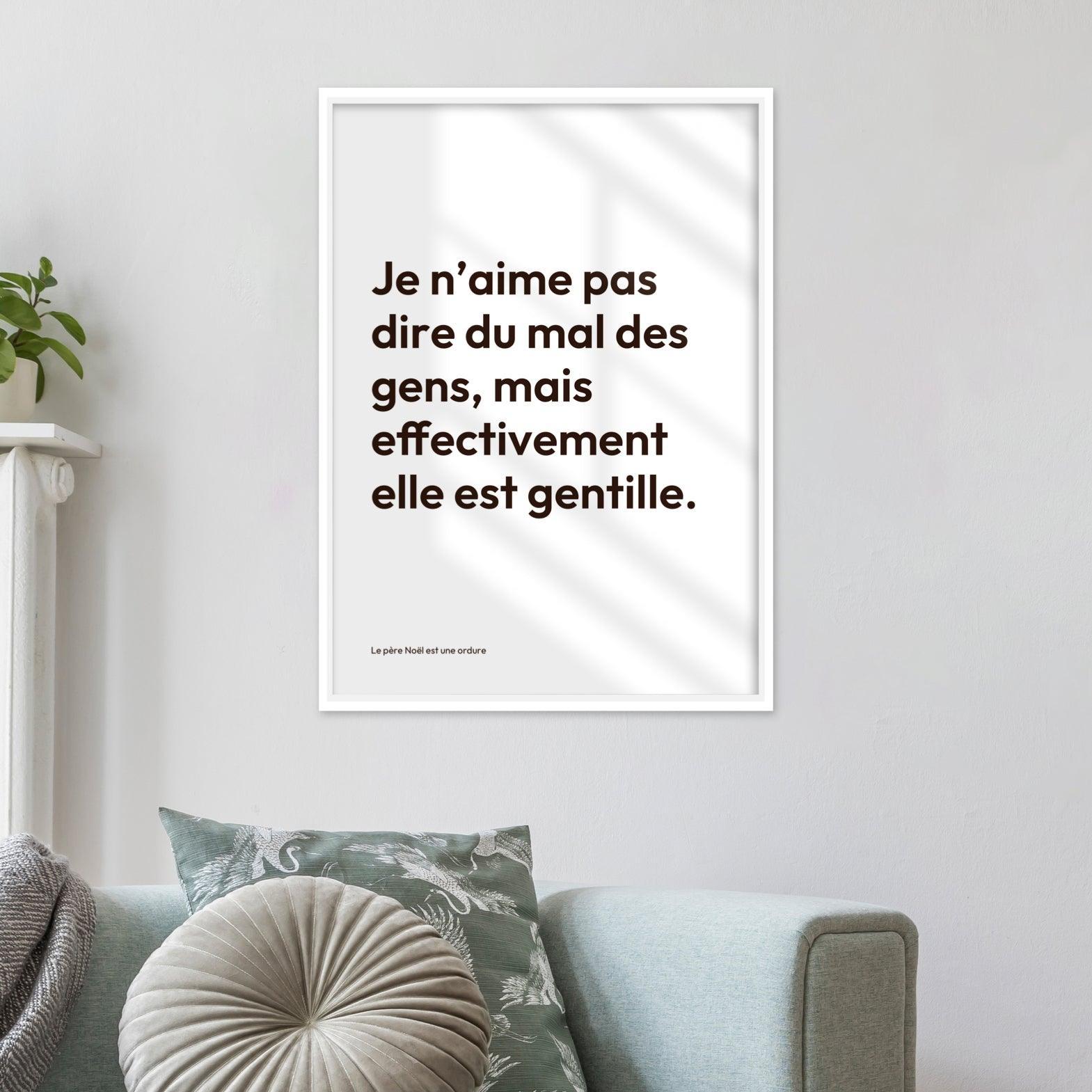Affiche citation "Je n&