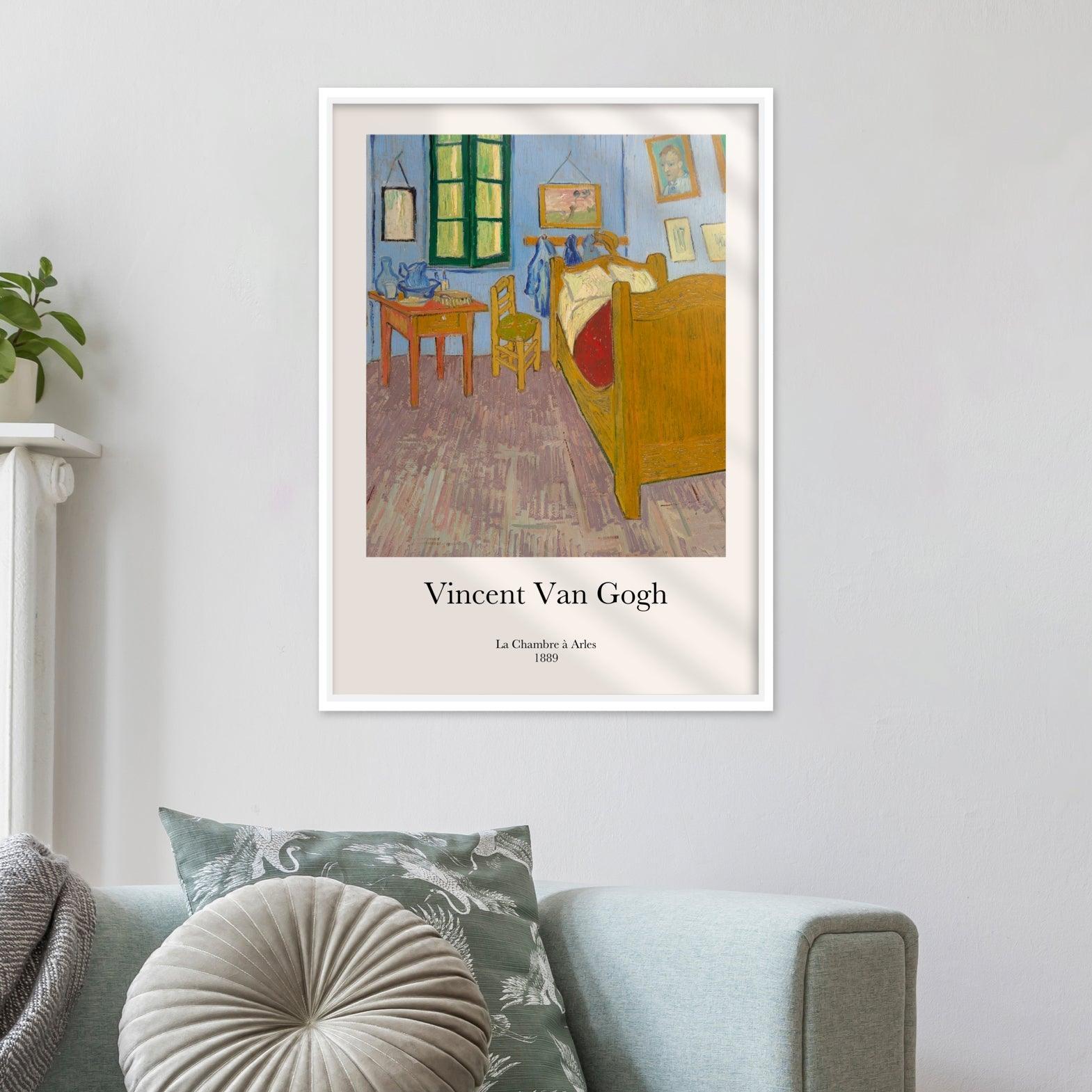 Affiche "La chambre à Arles Van Gogh" - cestfrancais.fr