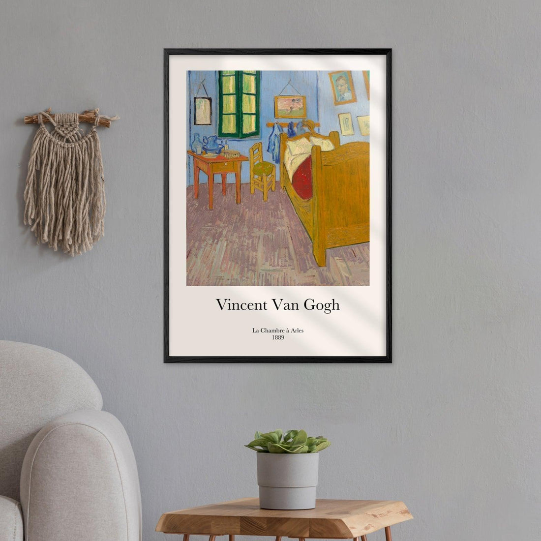 Affiche "La chambre à Arles Van Gogh" - cestfrancais.fr