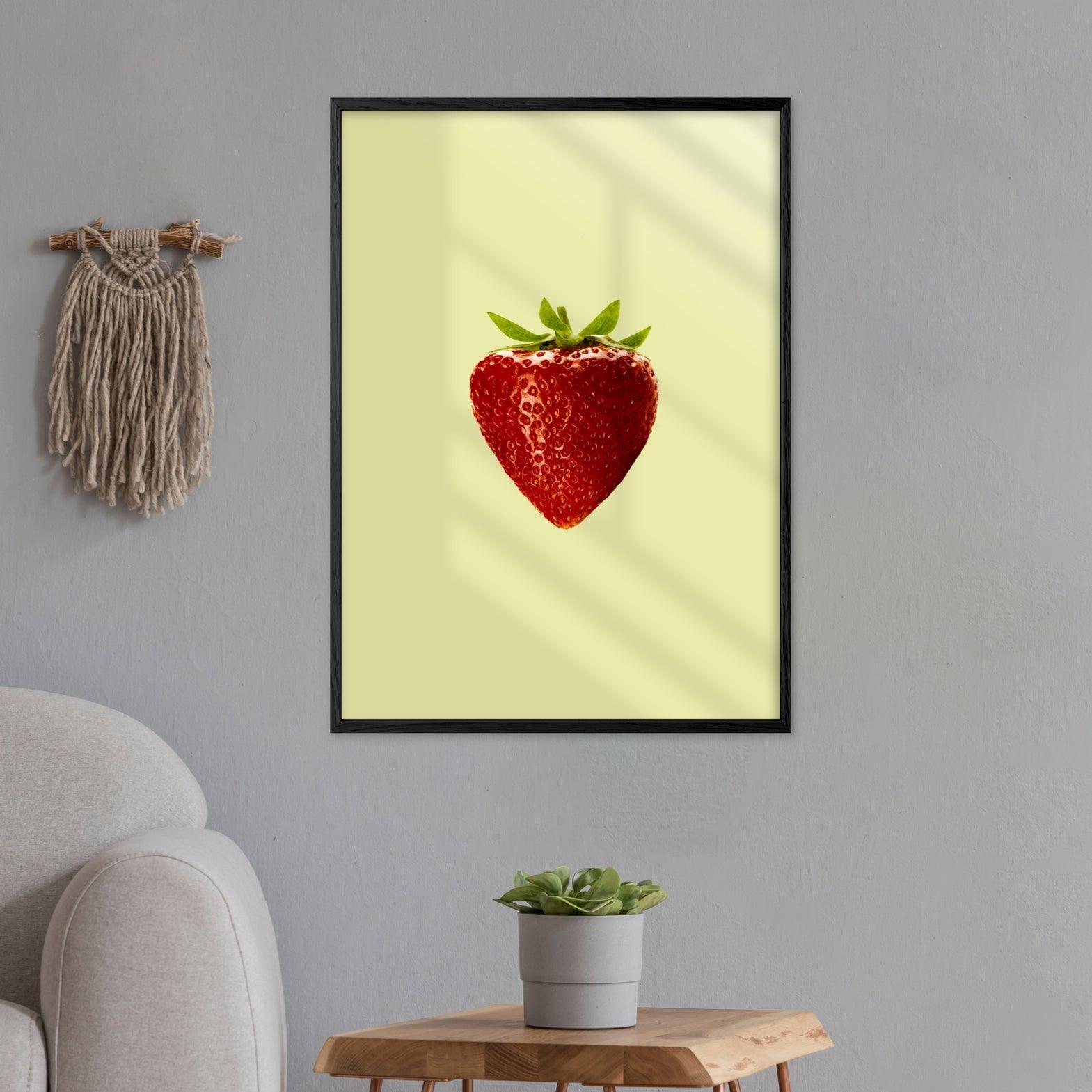 Affiche "La fraise" - cestfrancais.fr