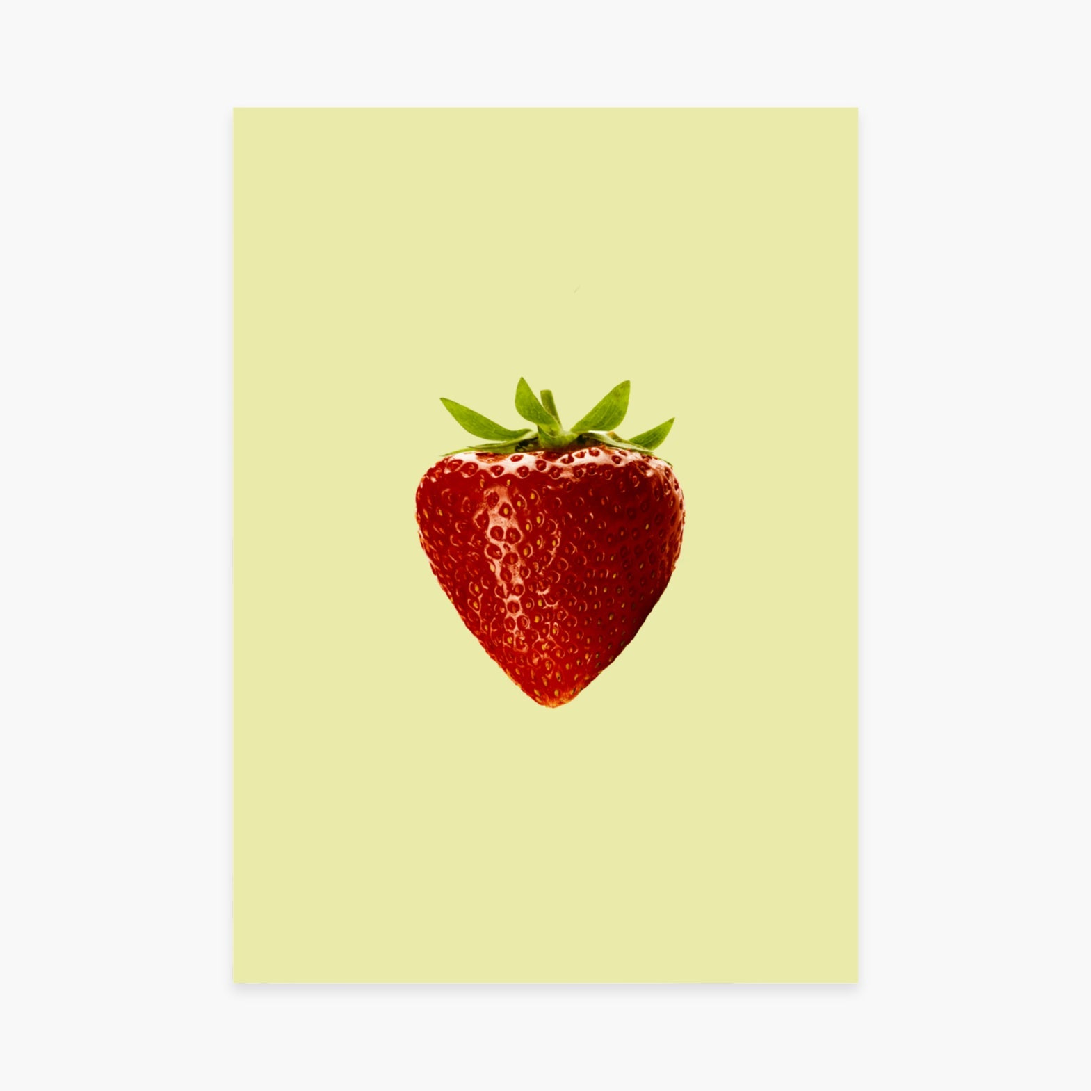 Affiche &quot;La fraise&quot; - Ponkink