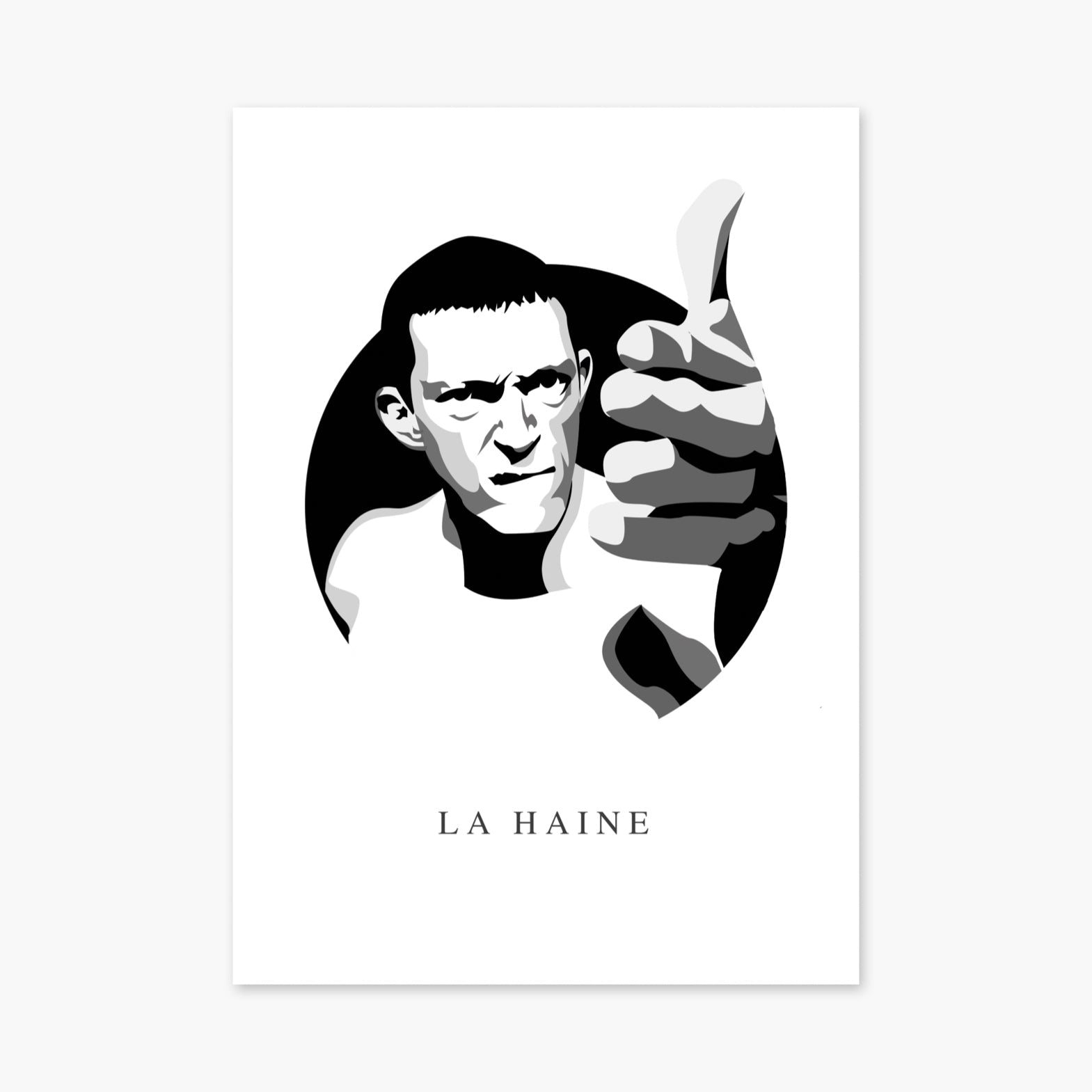 Affiche La Haine - Ponkink