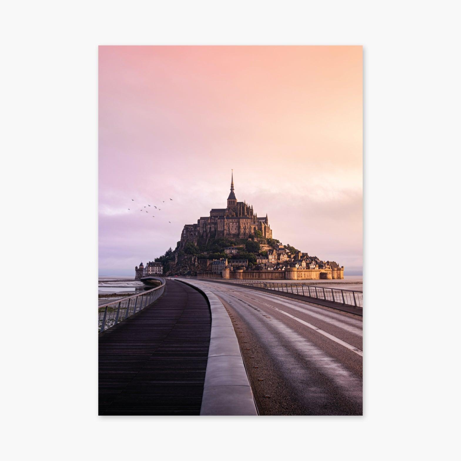 Affiche Le Mont Saint-Michel - cestfrancais.fr